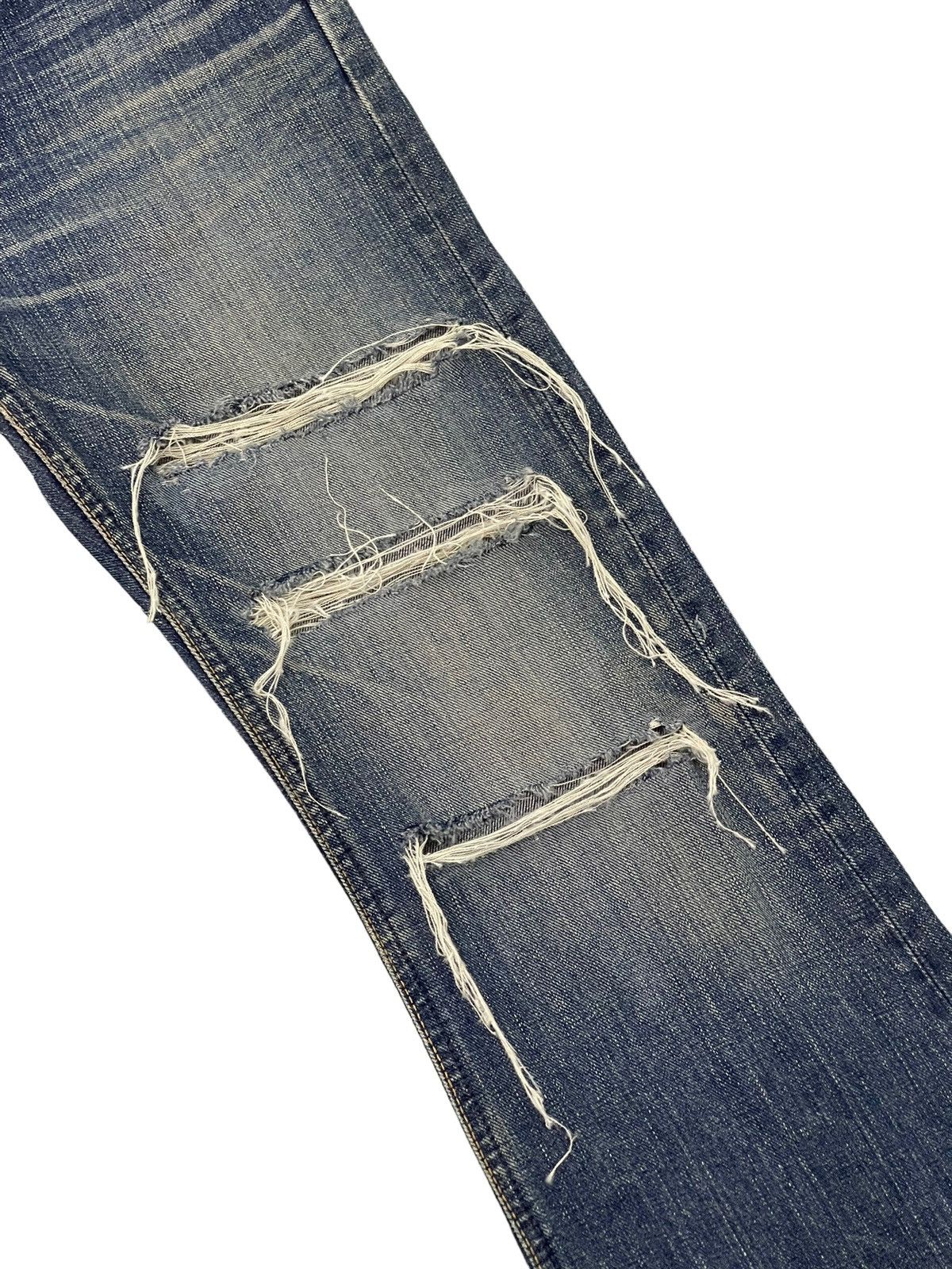 Lee Flare Jeans Lee Japan Slim Faded Distress Boot Cut 7🟦9 Size US 30 / EU 46 - 7 Thumbnail