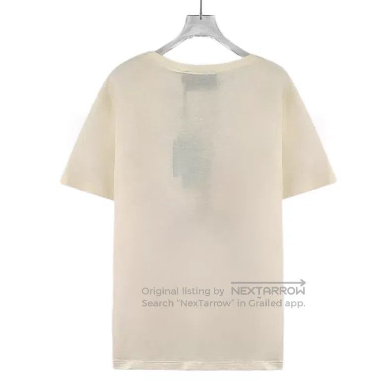 Gucci Gucci Beige Mickey Mouse logo letter print cotton round-ne Size XS / US 0-2 / IT 36-38 - 2 Thumbnail