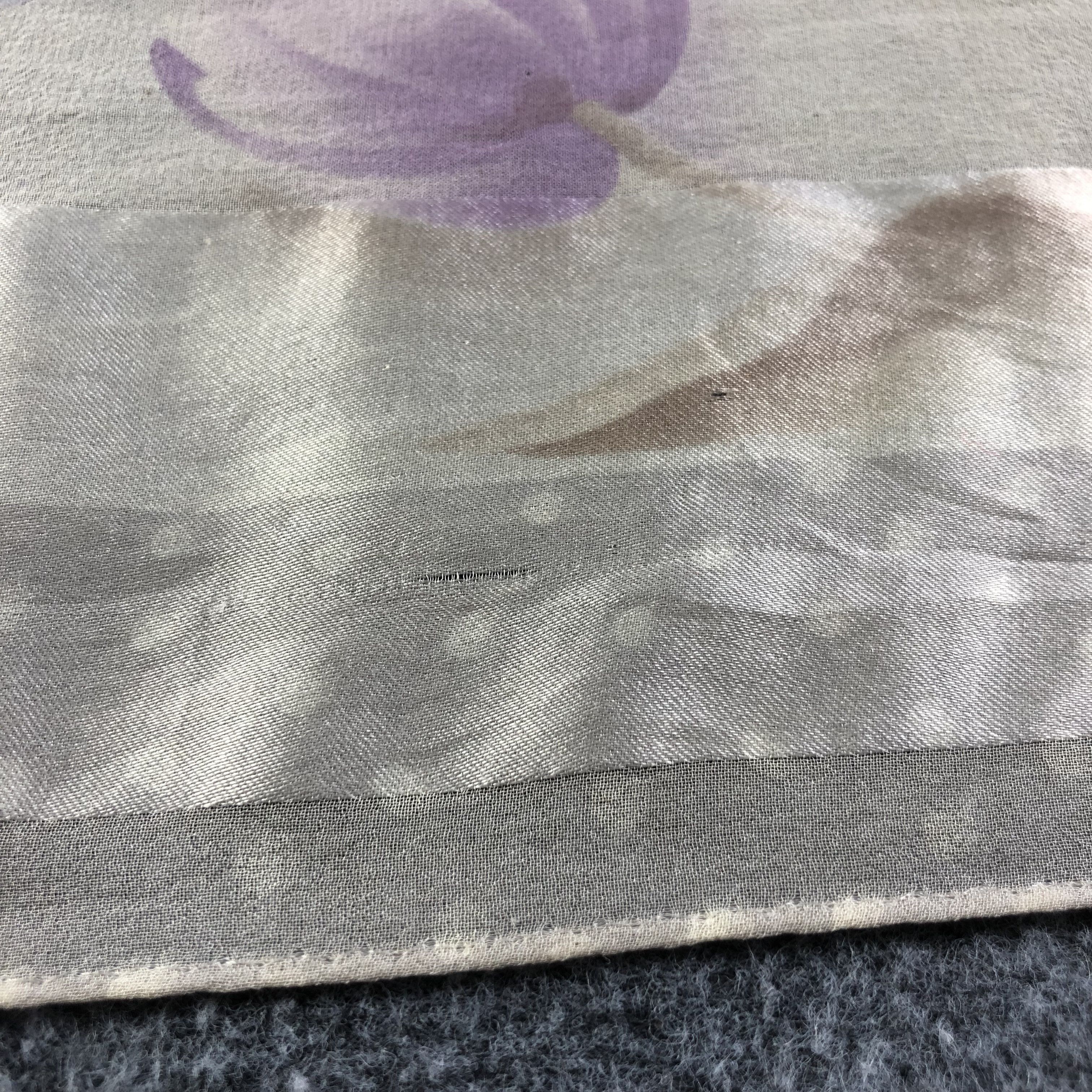 Pierre Cardin Vintage Pierre Cardin Slit Thread Silk Scarf M655 Size ONE SIZE - 12 Thumbnail
