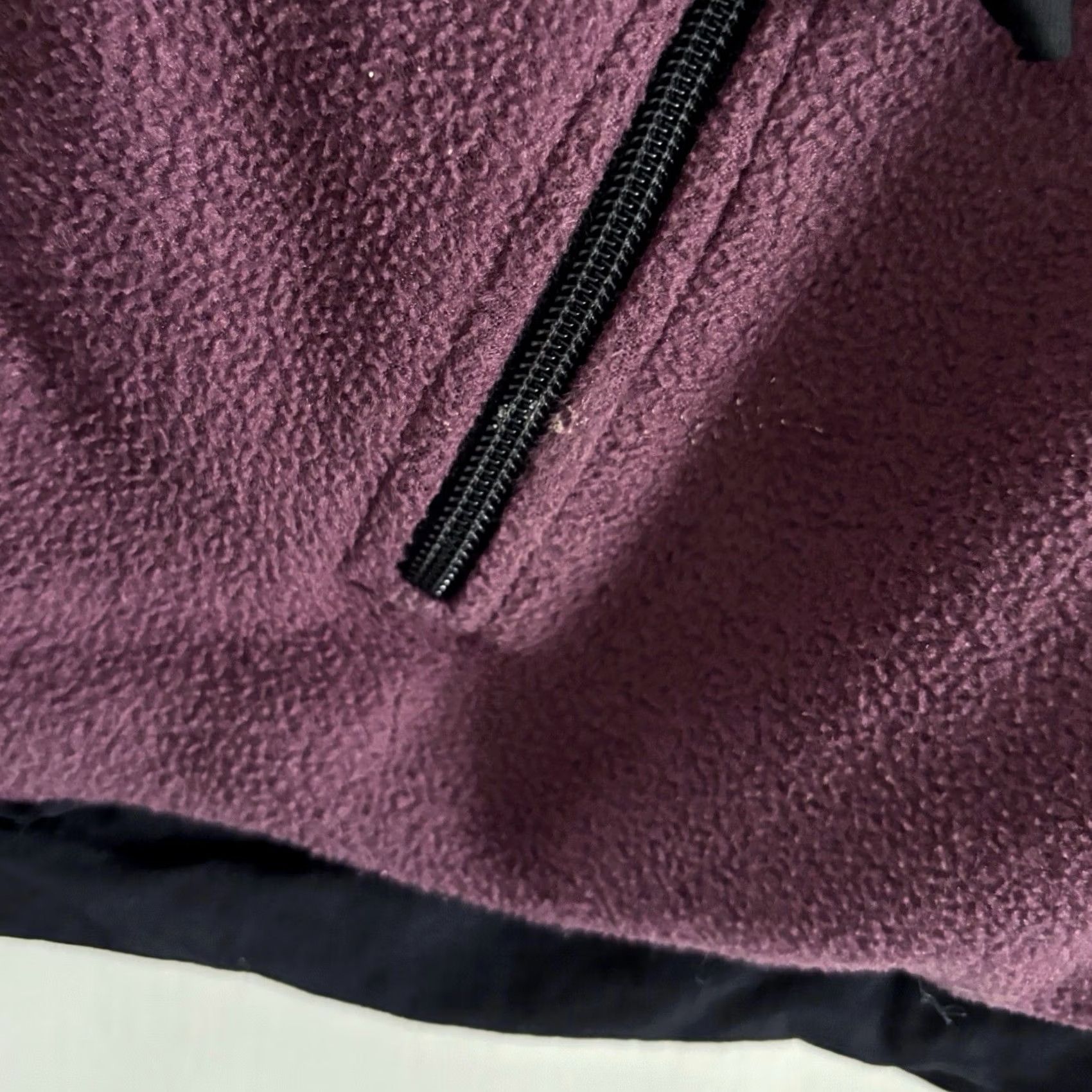 The North Face VINTAGE The North Face Fleece Jacket Women's Medium Burgundy Polartec Light Size M / US 6-8 / IT 42-44 - 4 Thumbnail