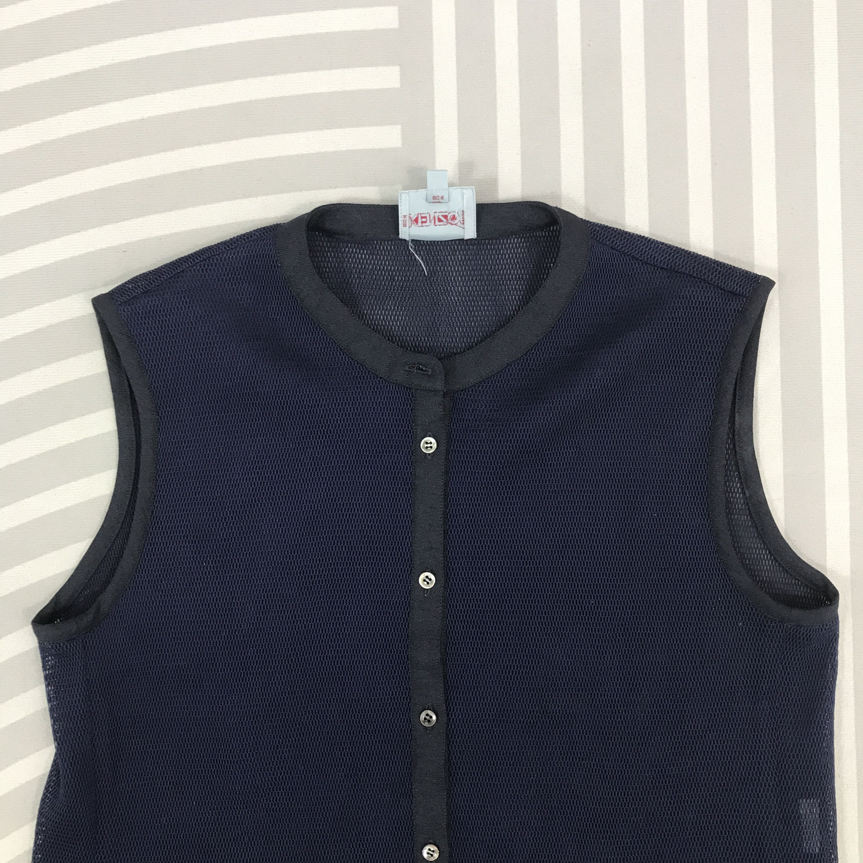 Kenzo × Vintage Vintage Kenzo Golf Net design Vest Size US M / EU 48-50 / 2 - 2 Thumbnail