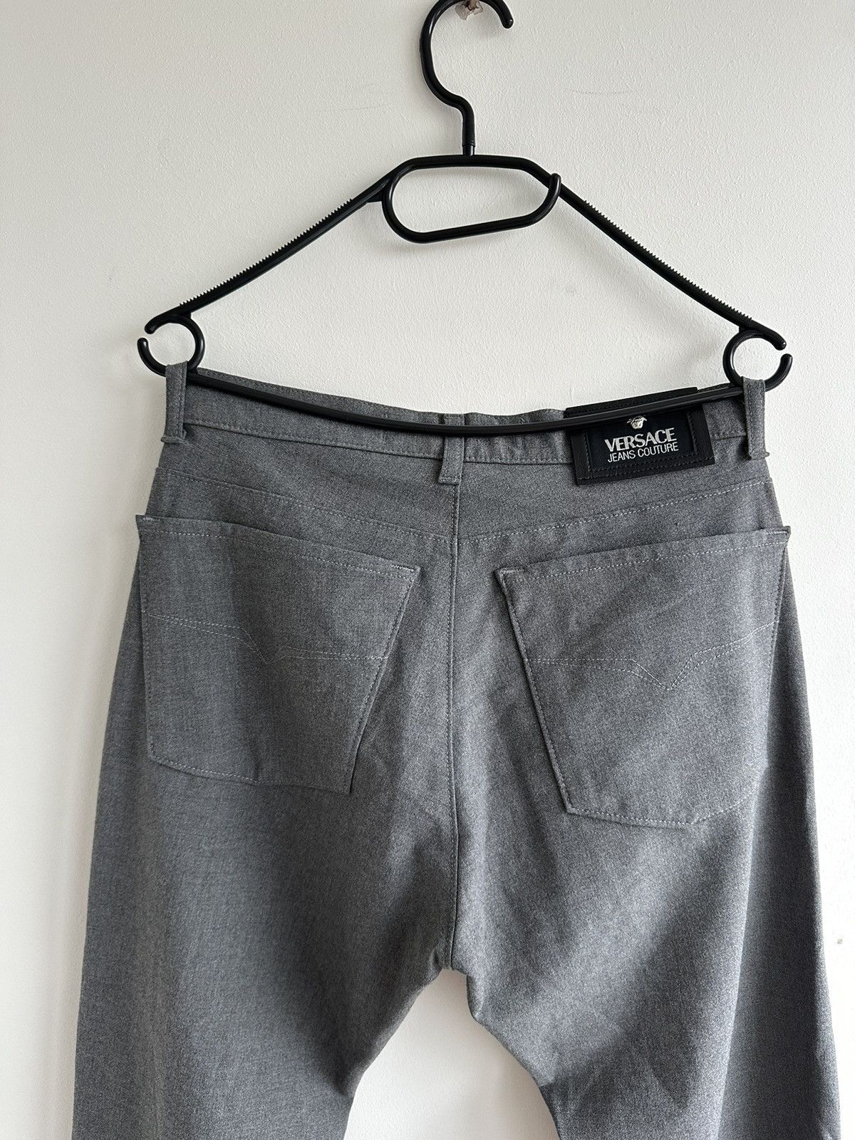 Versace Jeans Couture Vtg Versace Jeans Couture Stretch Pants Gray Size 31 W28xL28 Size US 31 - 5 Thumbnail