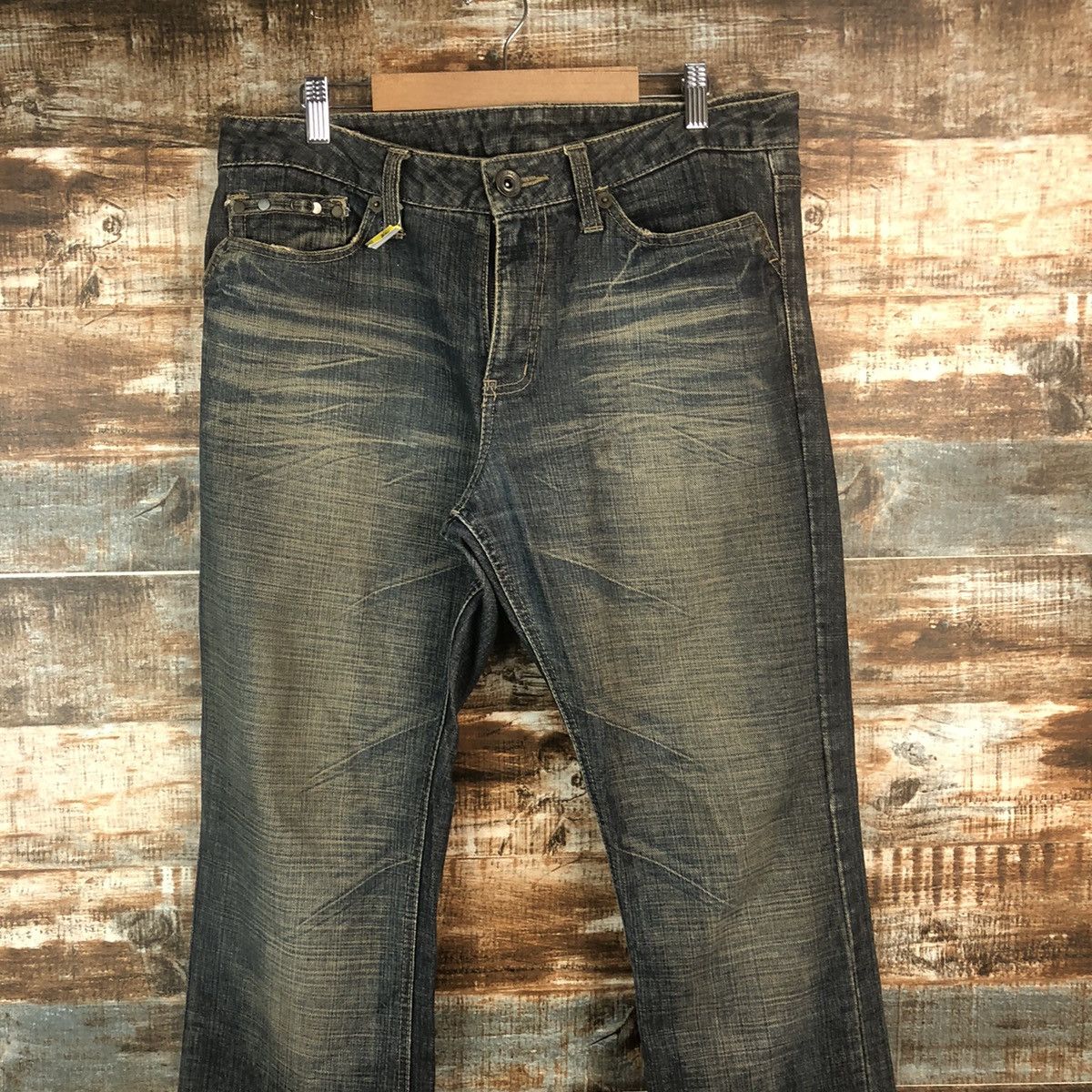 Vintage DL Japanese Brand Blue Denim Pants #C301 Size US 34 / EU 50 - 2 Thumbnail