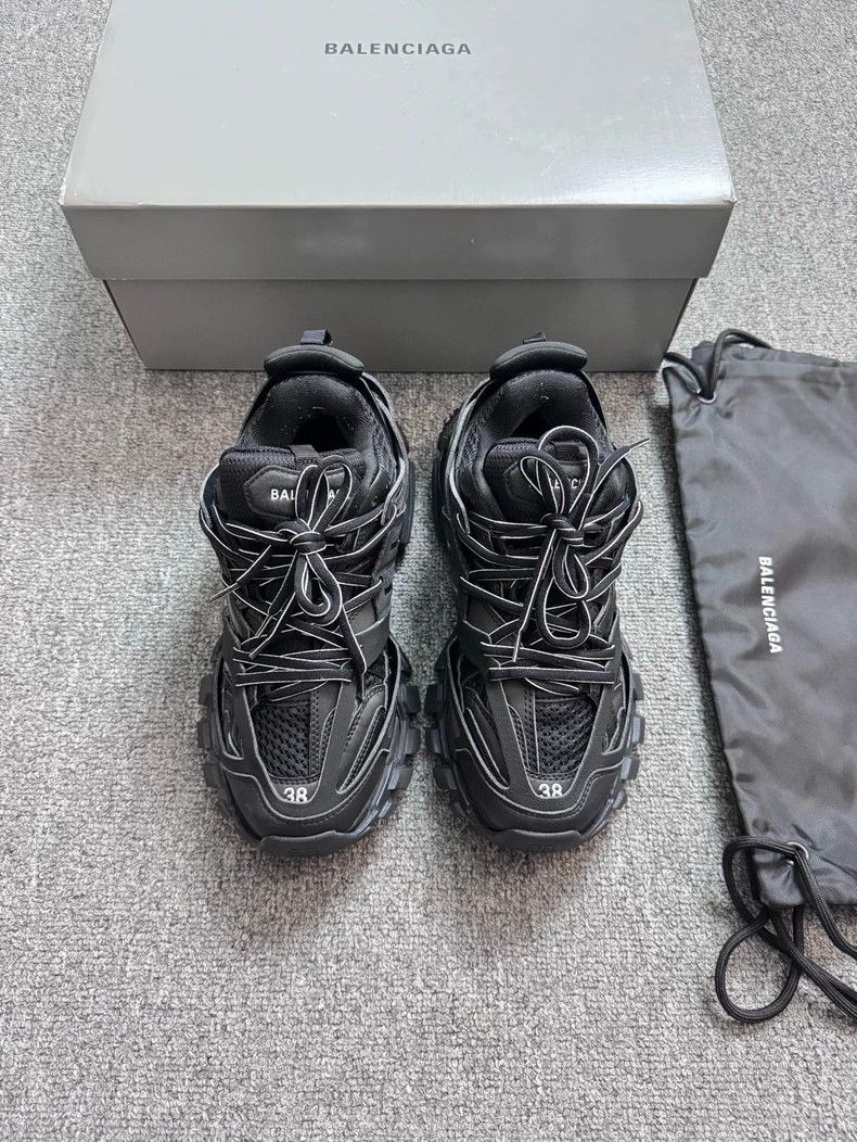 Balenciaga Balenciaga Black track dad shoes 2502-Nextarrow Size US 5.5 / EU 38 - 2 Thumbnail
