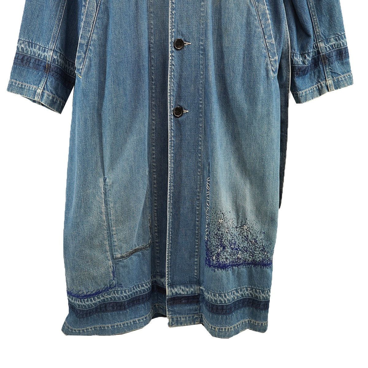 Kapital KOUNTRY 11.5OZ DENIM DRAGGING COAT Denim Court Size US S / EU 44-46 / 1 - 4 Thumbnail