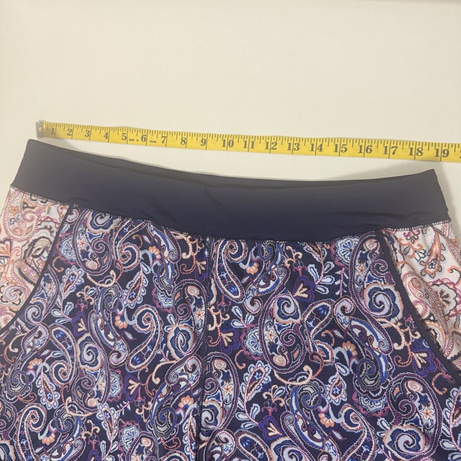 Lands' End Lands End Women’s 5” Board Shorts With Panty Paisley Blue Size XXL / US 16-18 / IT 52-54 - 7 Thumbnail