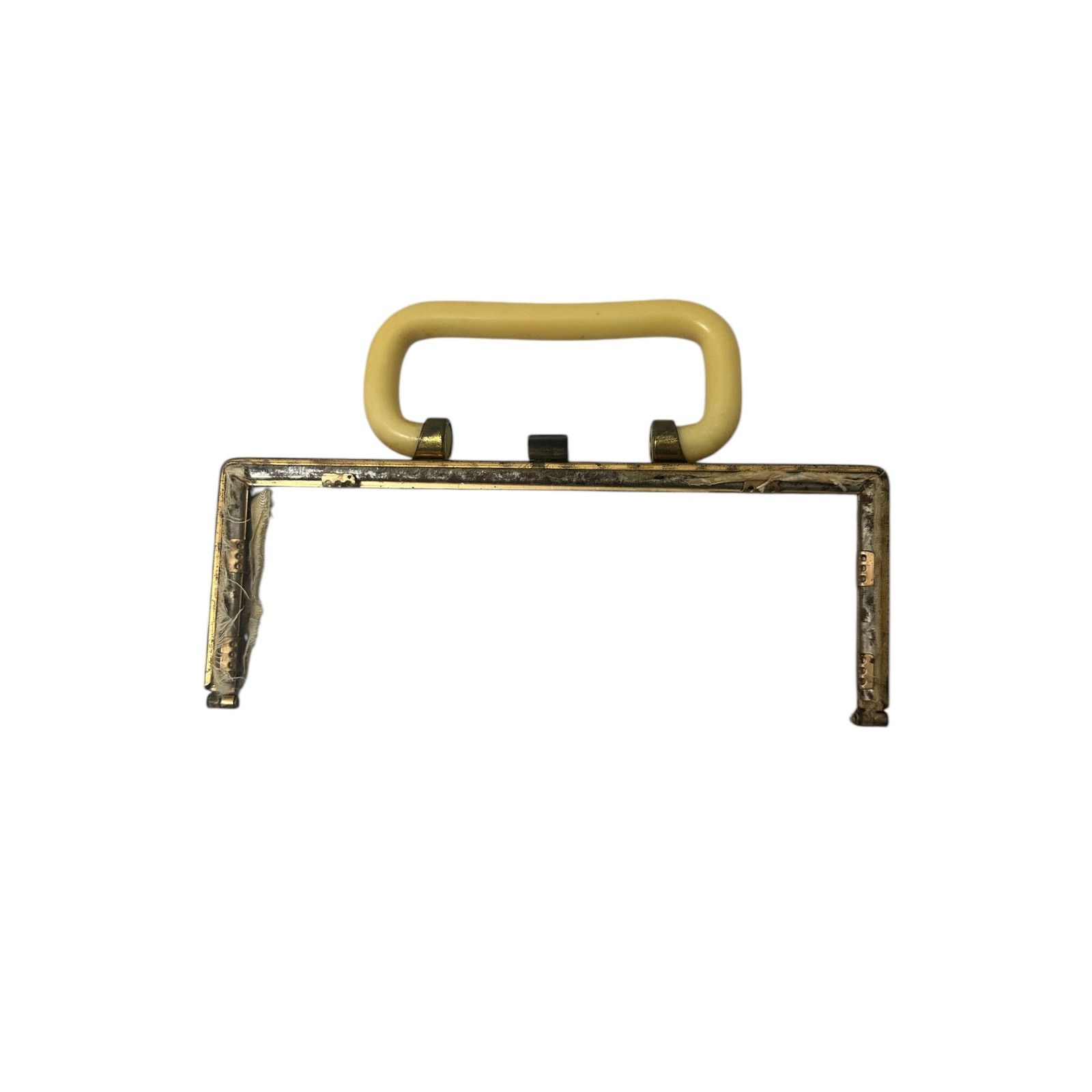Vintage Vintage 1940s Brass Bakelite Purse HAndle Size ONE SIZE - 1 Thumbnail