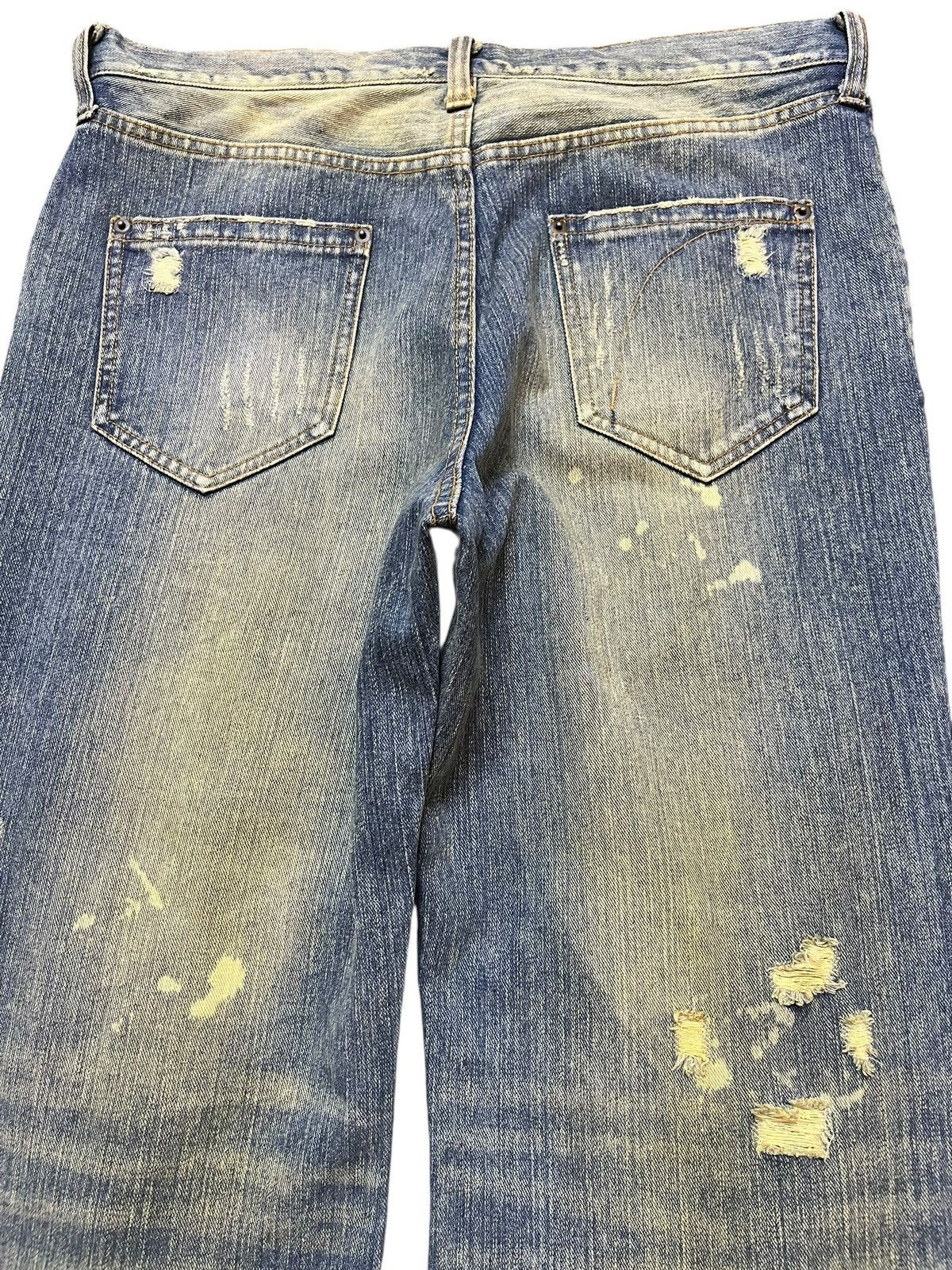 Hysteric Glamour Vintage Japanese Brand Mudwash Ripped Distressed Denim Size US 33 - 6 Thumbnail