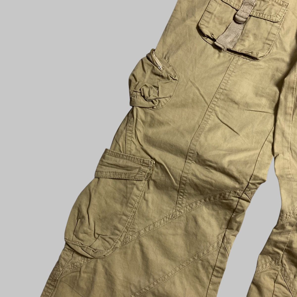 Hysteric Glamour × Japanese Brand × Le Grande Bleu (L.G.B.) UNN Japanese Brand Cargo Pants Bondage Multi Pocket💥 Size US 31 - 6 Thumbnail
