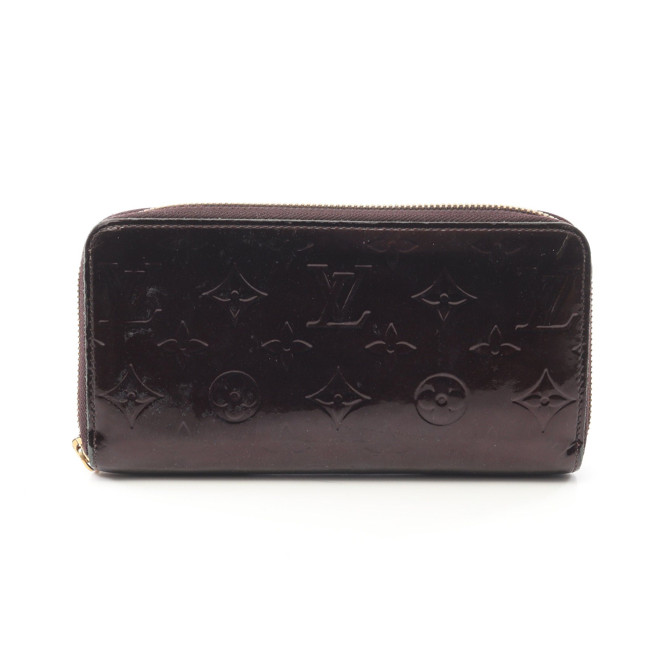 Louis Vuitton Louis Vuitton Zippy Wallet Monogram Vernis Amarante Round Zipper Long Leather Dark Purple Size ONE SIZE - 1 Thumbnail