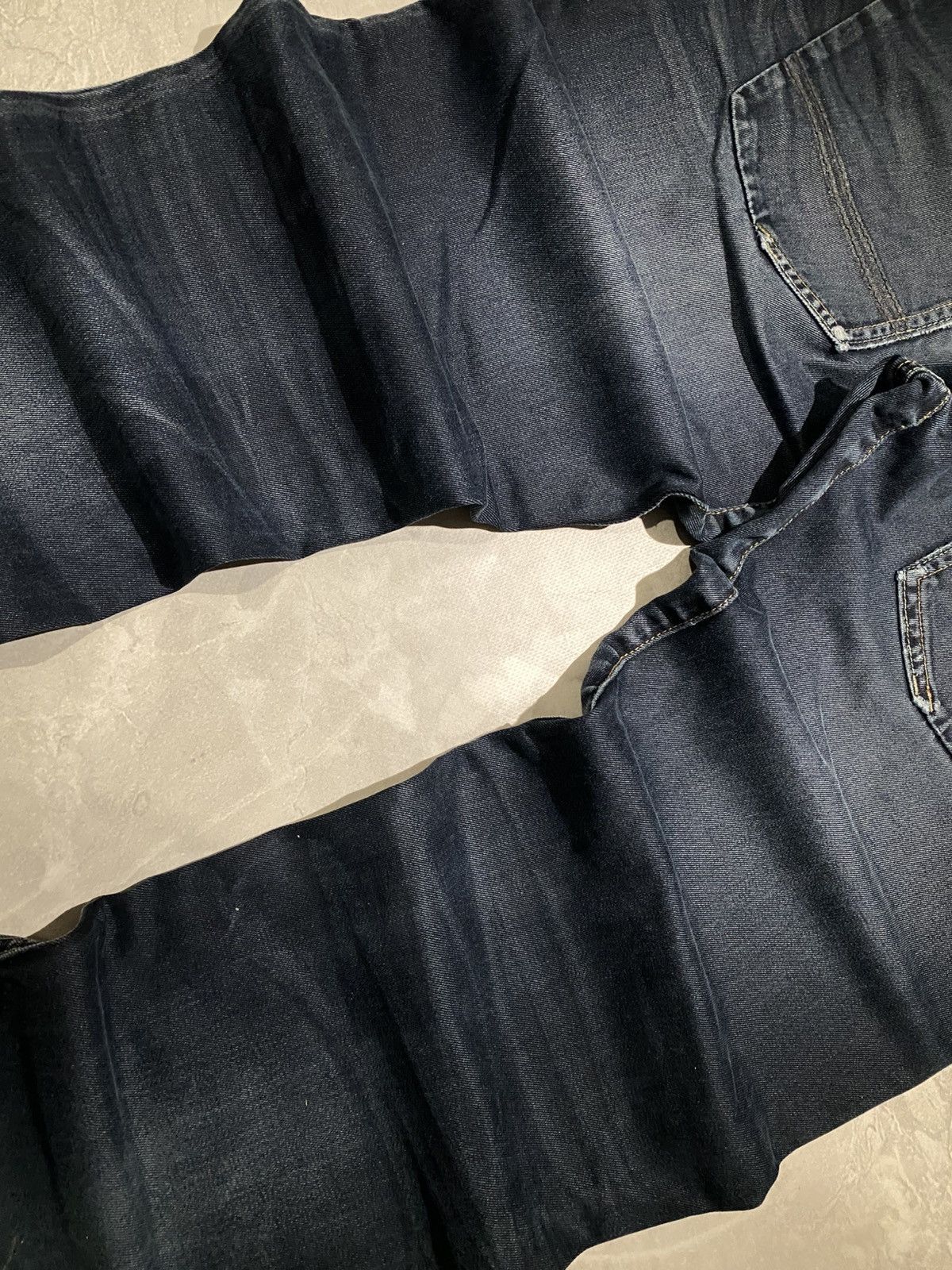 Japanese Brand Archive Distressed Washed Darkwear Slim / Number Nine Style Size US 33 - 7 Thumbnail