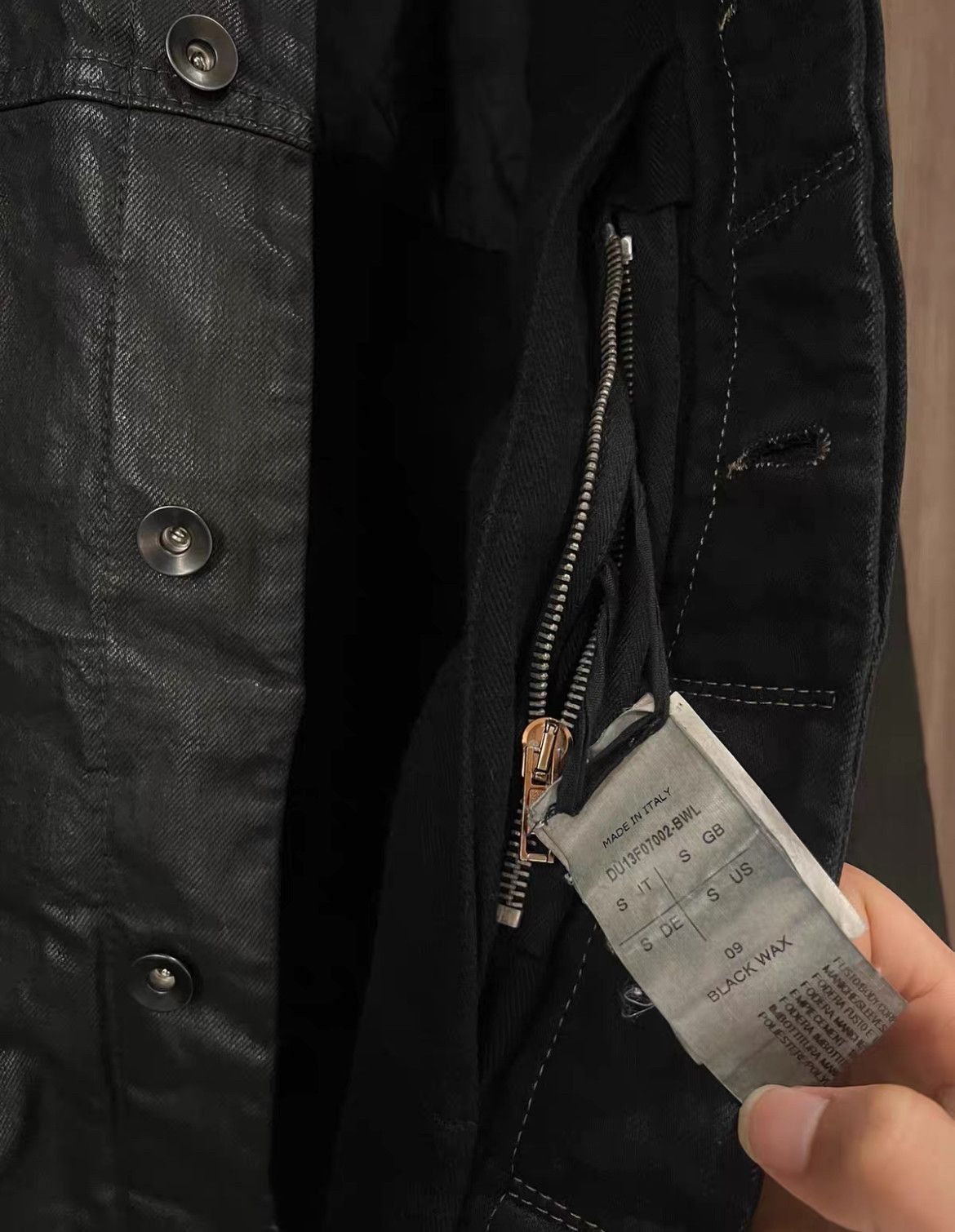 Rick Owens Rick Owens Archive SBW Waxed Denim Worker Jacket Size US S / EU 44-46 / 1 - 6 Thumbnail