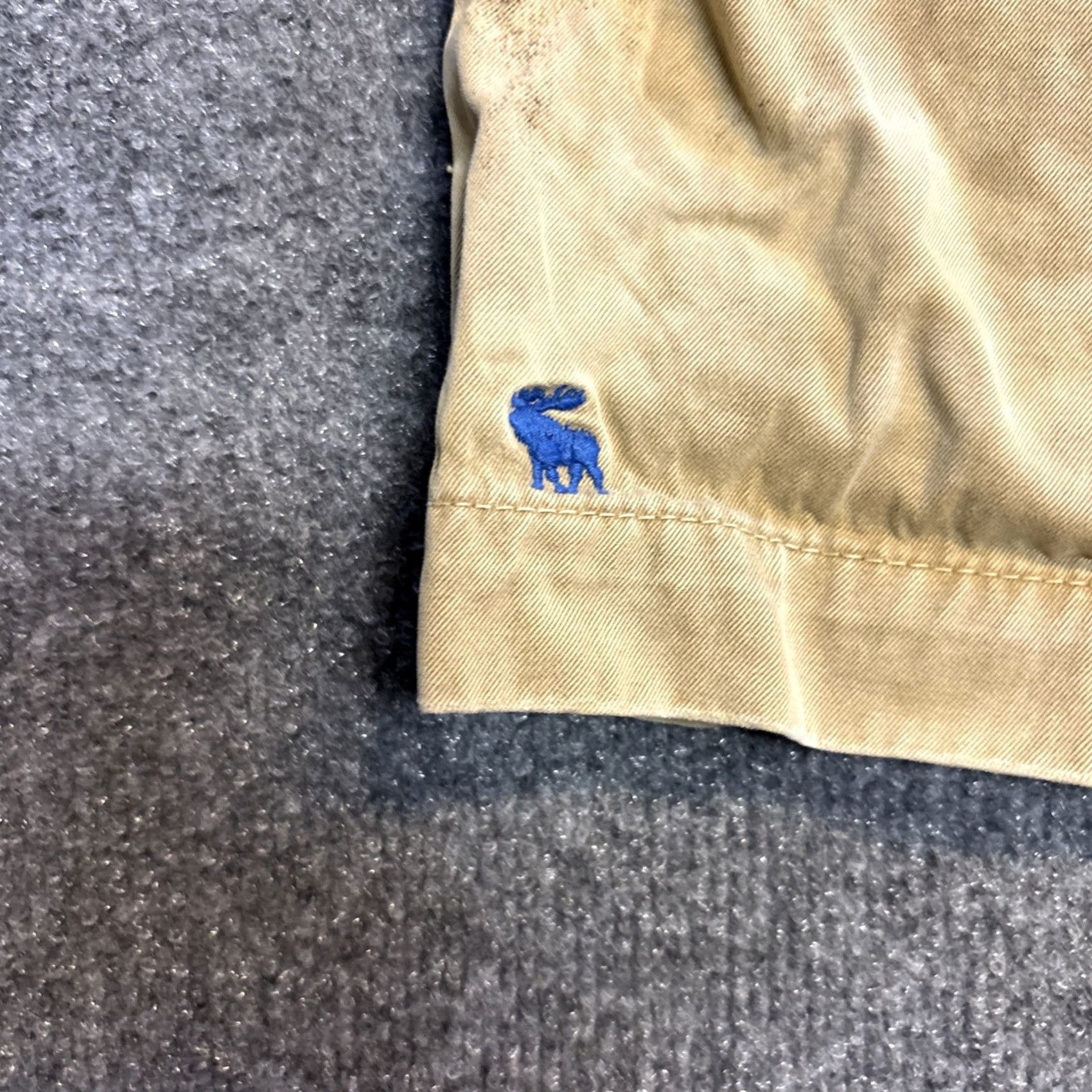 Abercrombie & Fitch VINTAGE Abercrombie & Fitch Shorts Men 32 Beige Cargo Drawstring Pockets 90s Military Outdoor Casual Workwear Size US 32 / EU 48 - 2 Thumbnail