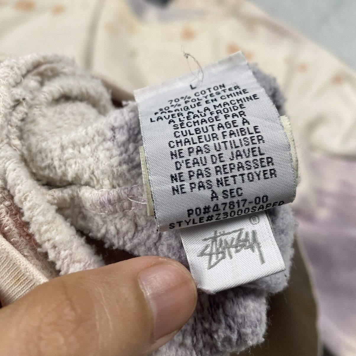 Stussy Vintage y2k Stussy Japan Tiedye Distressed Crewneck Size US L / EU 52-54 / 3 - 13 Thumbnail