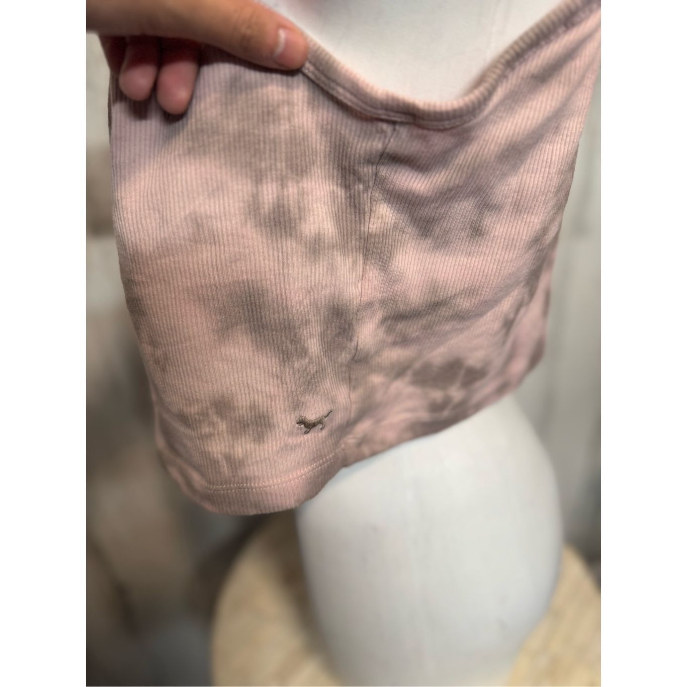 Victoria's Secret Victoria’s Secret PINK Tie Dye Crop Tank Top XXL Pink Gray S Size XXL / US 16-18 / IT 52-54 - 6 Thumbnail