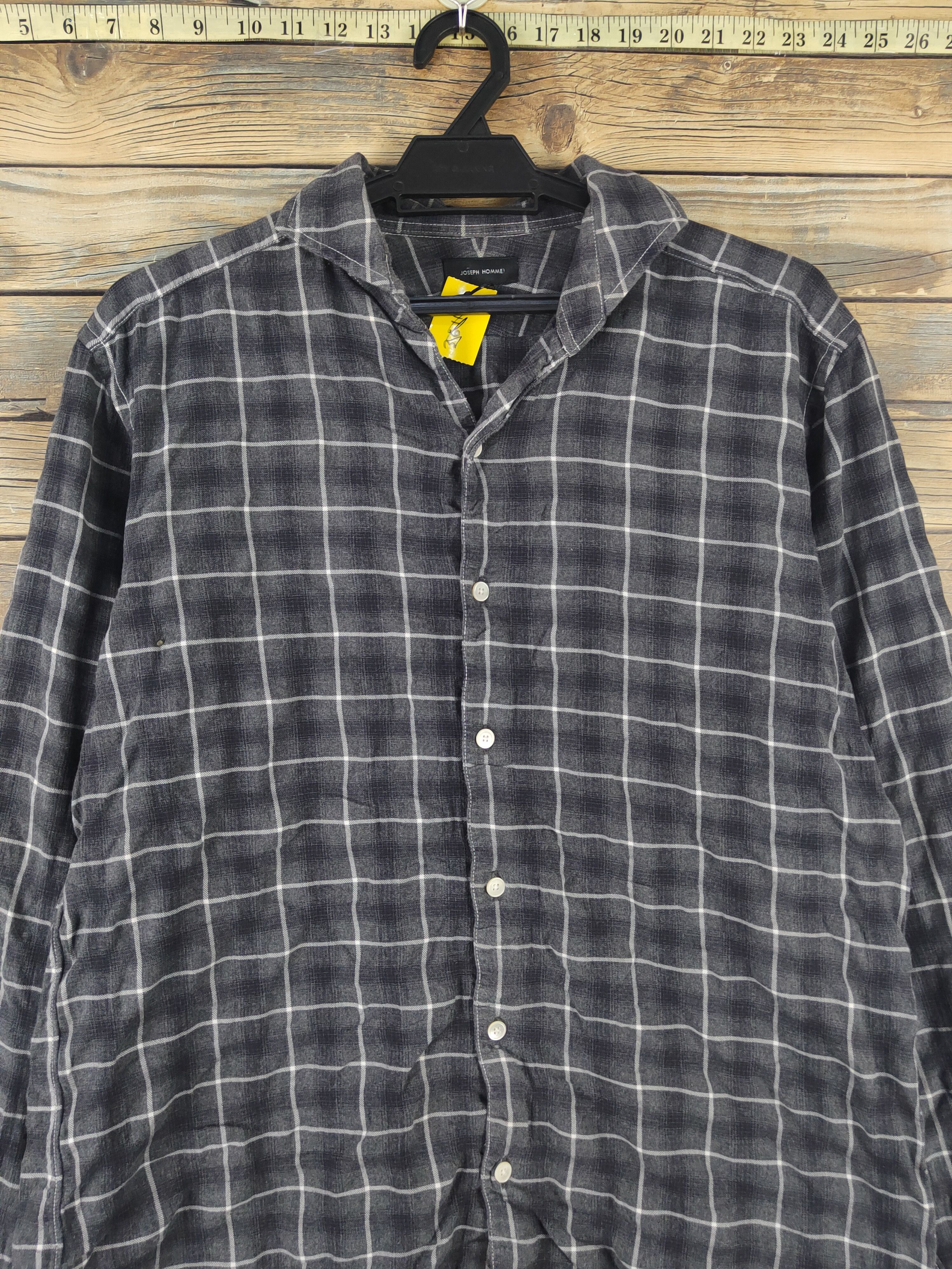 Joseph Homme Dark Gray Button Up Shirts #W1753