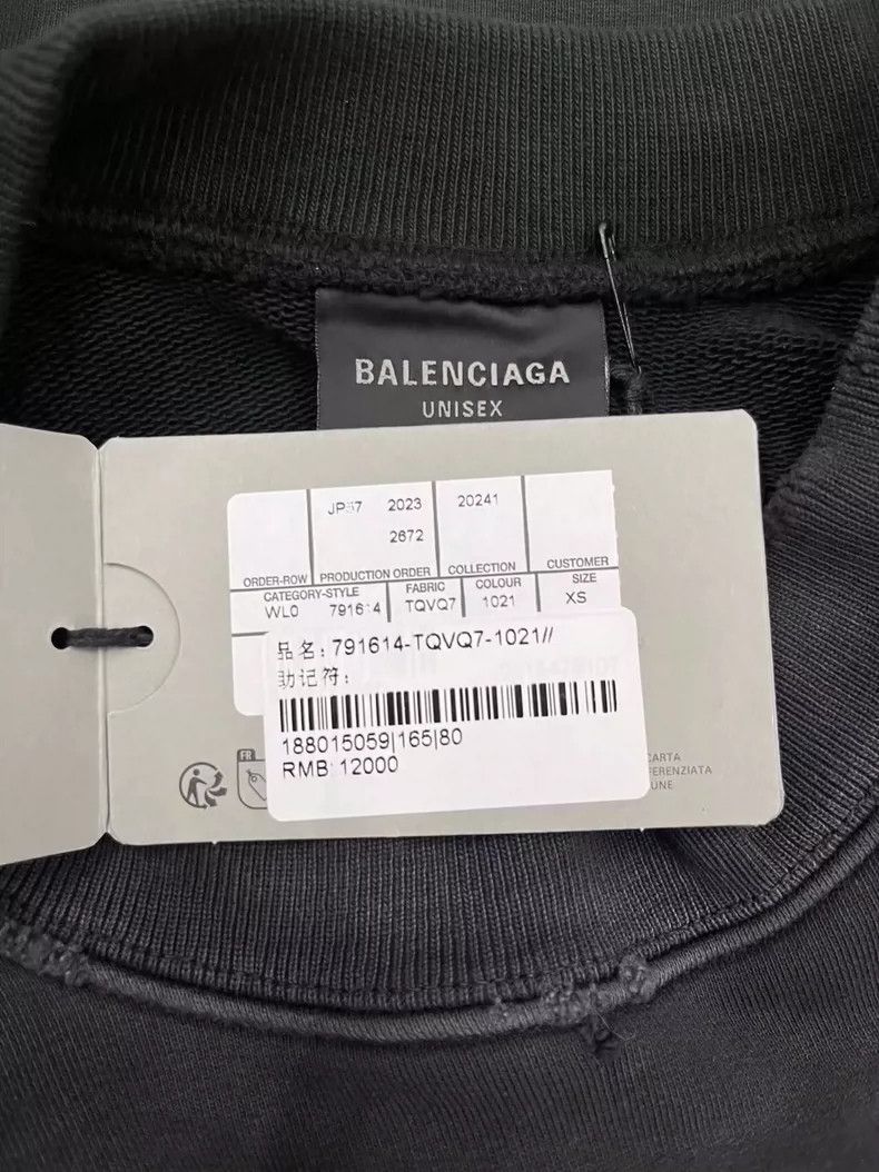 Balenciaga Balenciaga Tape 3 B 2-in-1 Patchwork Wash Break Long Sleev Size US XS / EU 42 / 0 - 5 Thumbnail