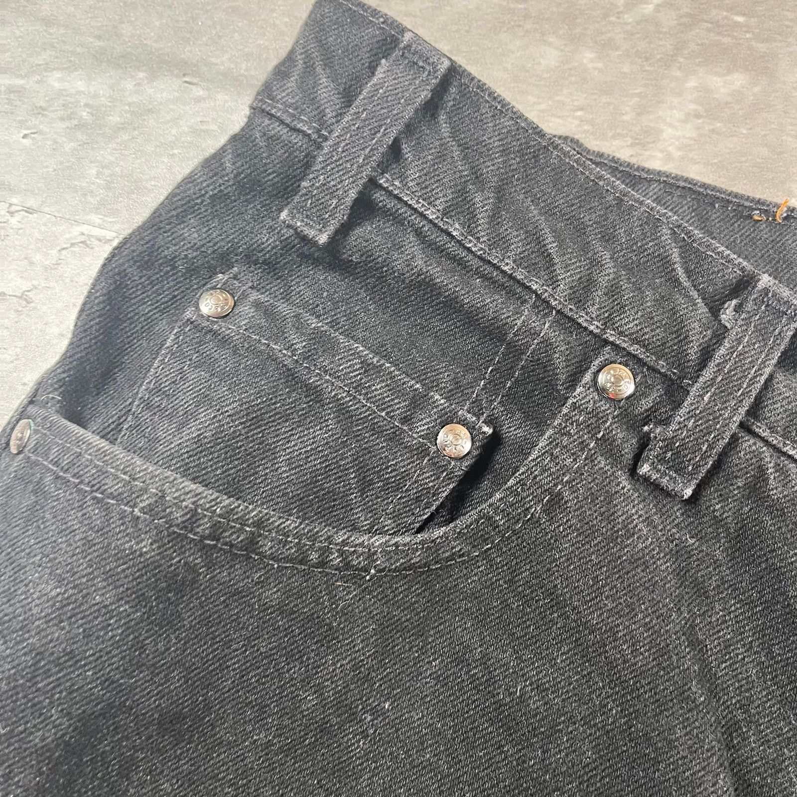 Arizona Jean Co. Y2K baggy black jorts Size 38 - 5 Thumbnail