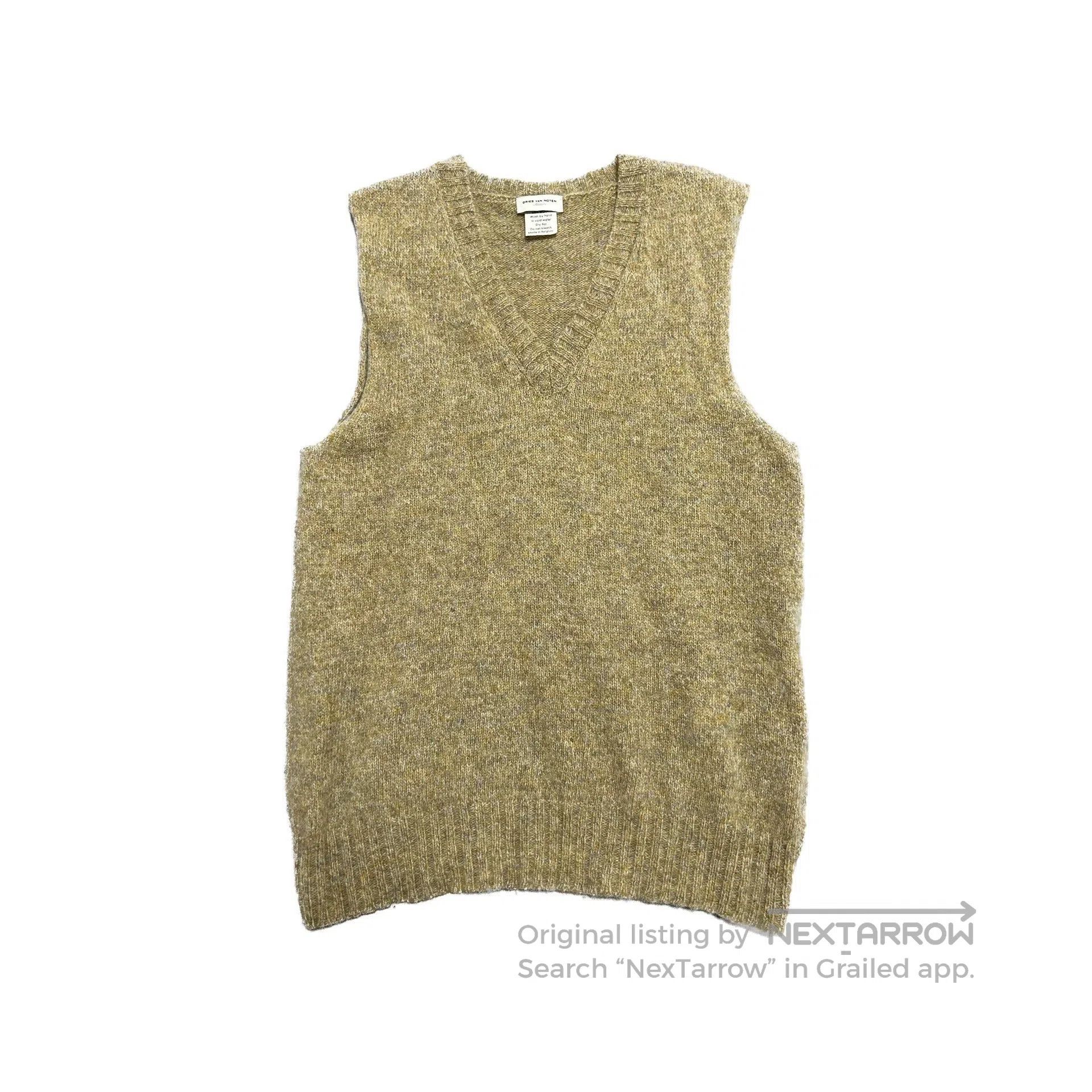 Dries Van Noten Dries Van Noten 1990s Sleeveless Knit Vest. Size US M / EU 48-50 / 2 - 1 Thumbnail