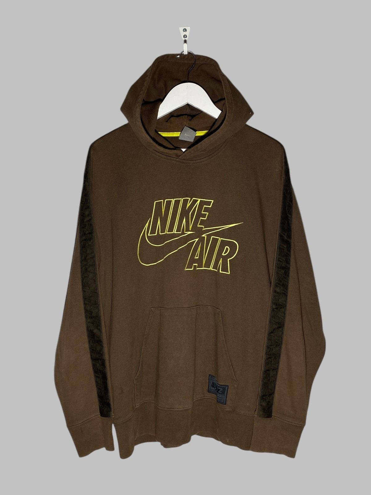 Nike 🔥 VINTAGE 2000s NIKE AIR OVERSIZED HOODIE TRAVIS SCOTT VIBES Size US L / EU 52-54 / 3 - 1 Thumbnail