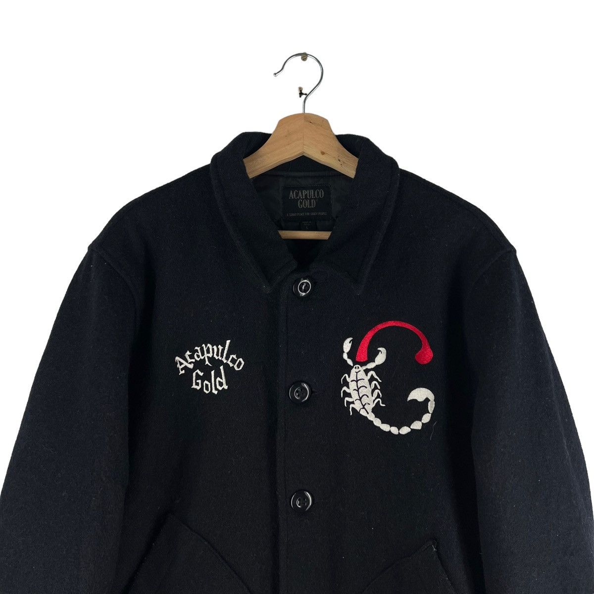 Toyo Enterprises 🔥VINTAGE WOOL BOMBER JACKET ACAPULCO GOLD USA Size US L / EU 52-54 / 3 - 2 Thumbnail
