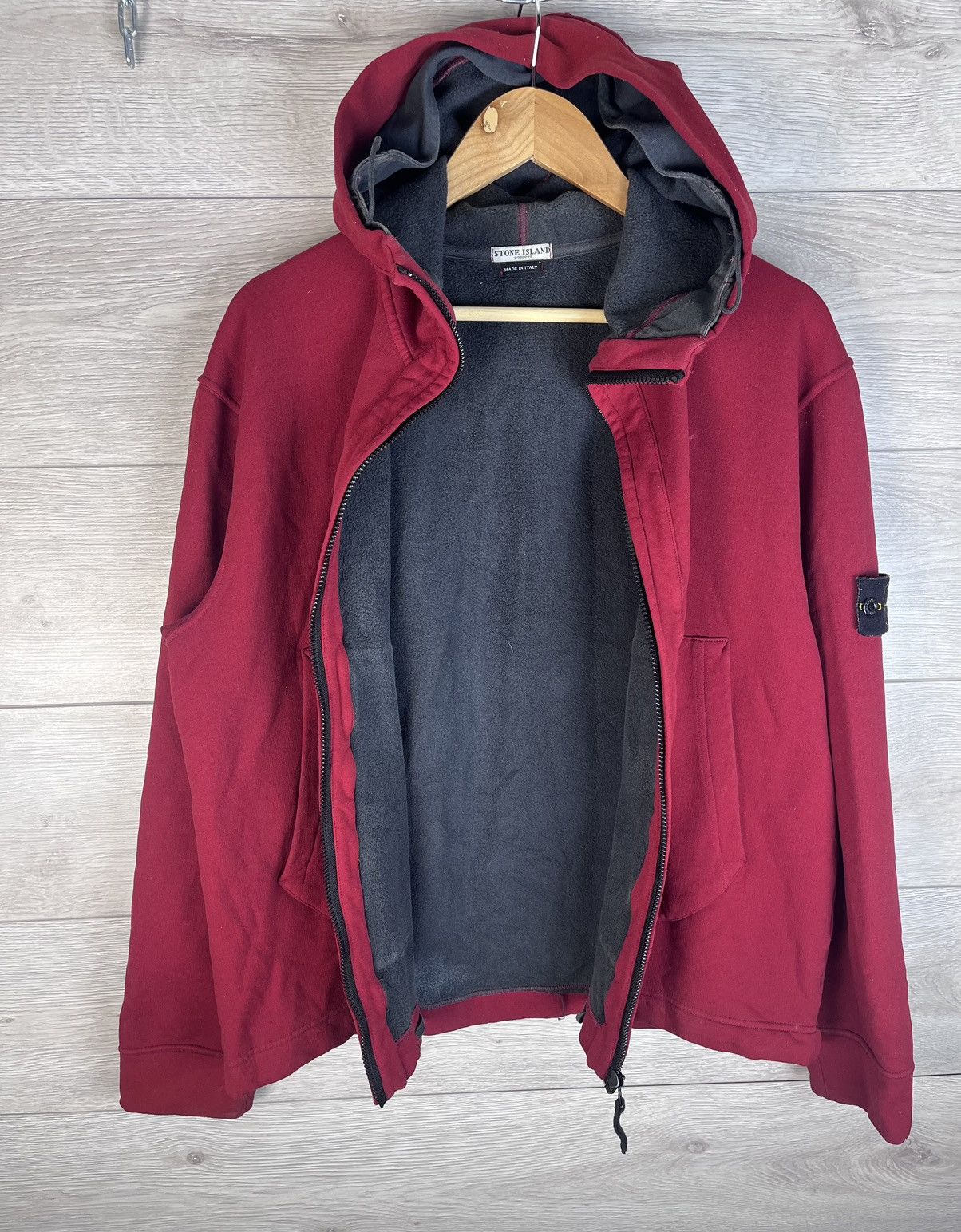 Stone Island Vintage men Zip-up hoodie Stone Island made in Italy size L Size US L / EU 52-54 / 3 - 16 Thumbnail