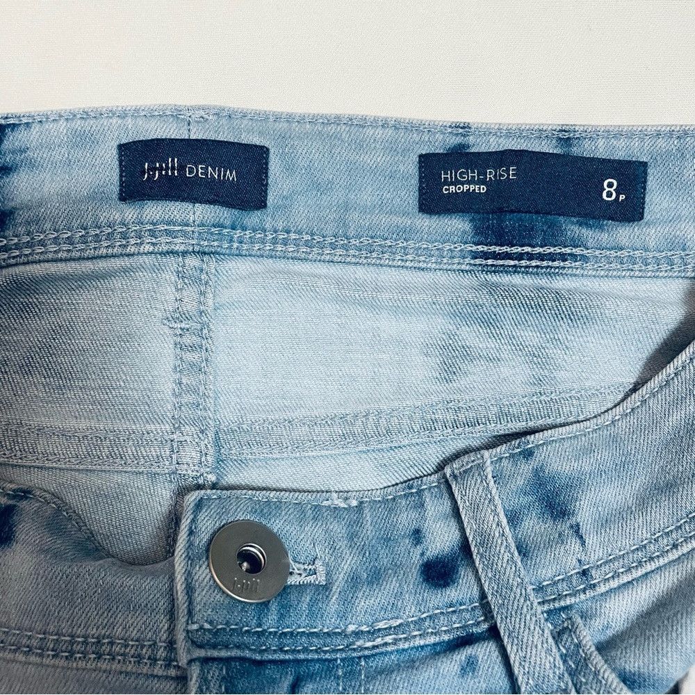 J. Jill New J. Jill High Rise Cropped Cuff Tie Dye Island Wash Jean Size 30" / US 8 / IT 44 - 7 Thumbnail