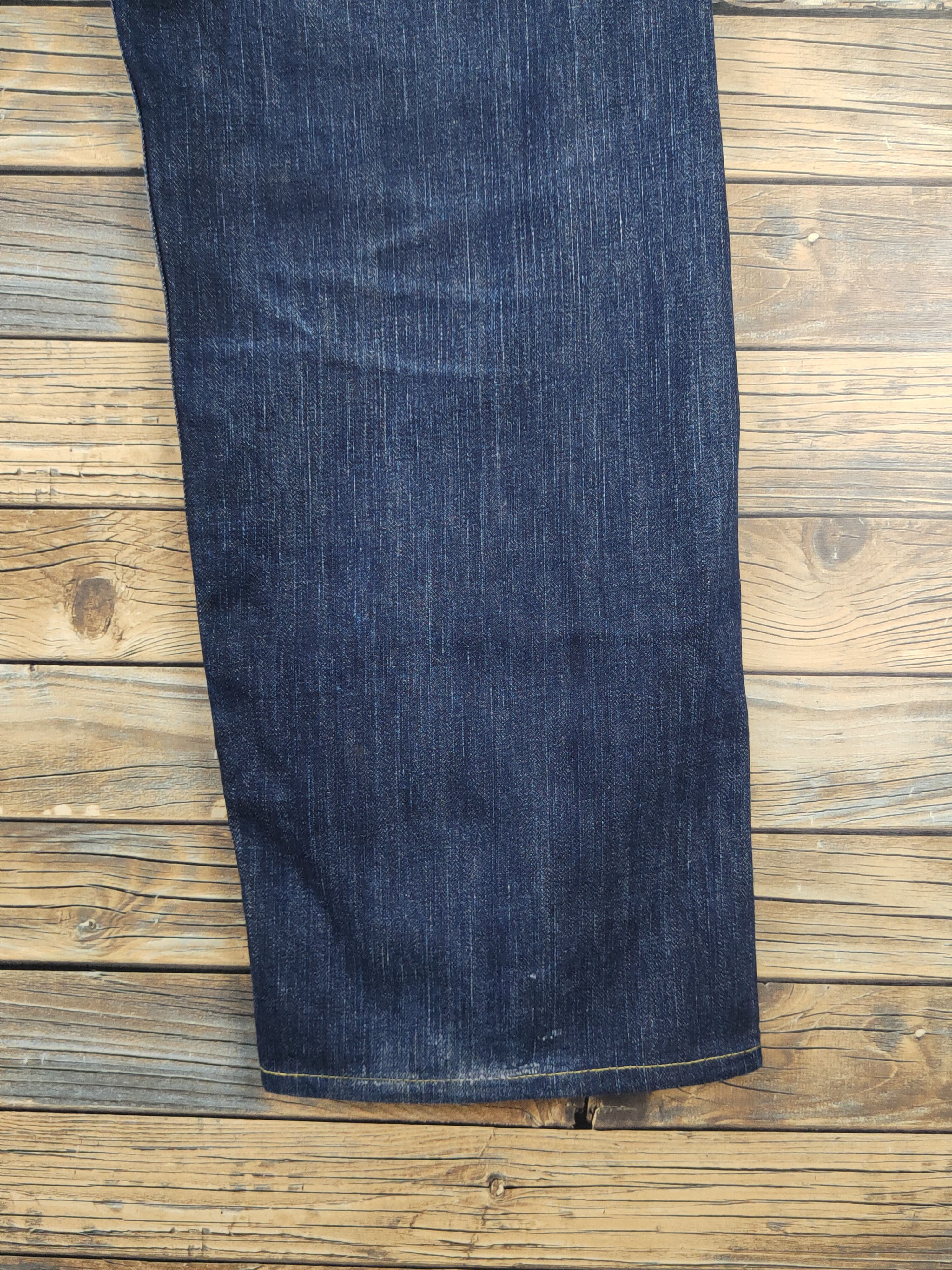 Levi's 503 Levi's Dark Blue Distressed Ripped denim Jeans #W1725 Size US 34 / EU 50 - 13 Thumbnail