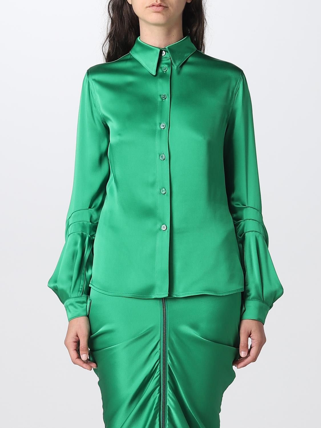 Tom Ford o1y0226 Solid Color Shirt in Green Size M / US 6-8 / IT 42-44 - 1 Thumbnail