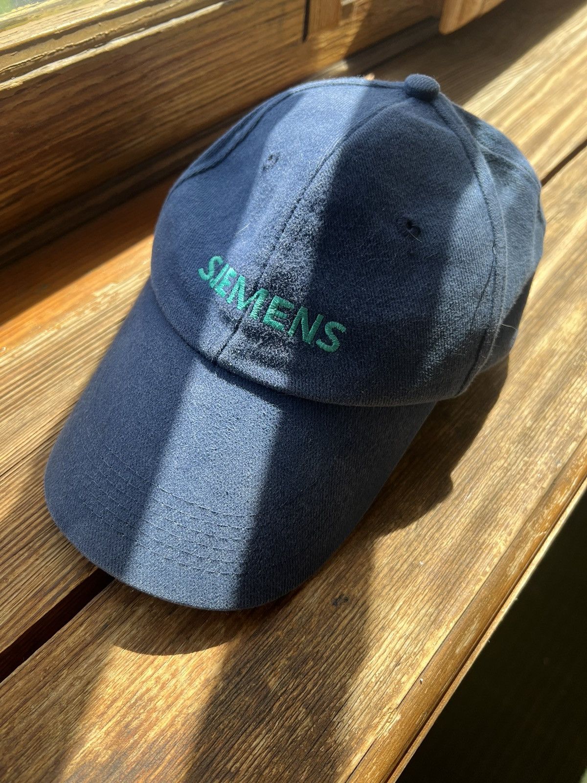 Vintage Y2K Siemens Vintage Hat Teal Snapback Size ONE SIZE - 2 Thumbnail