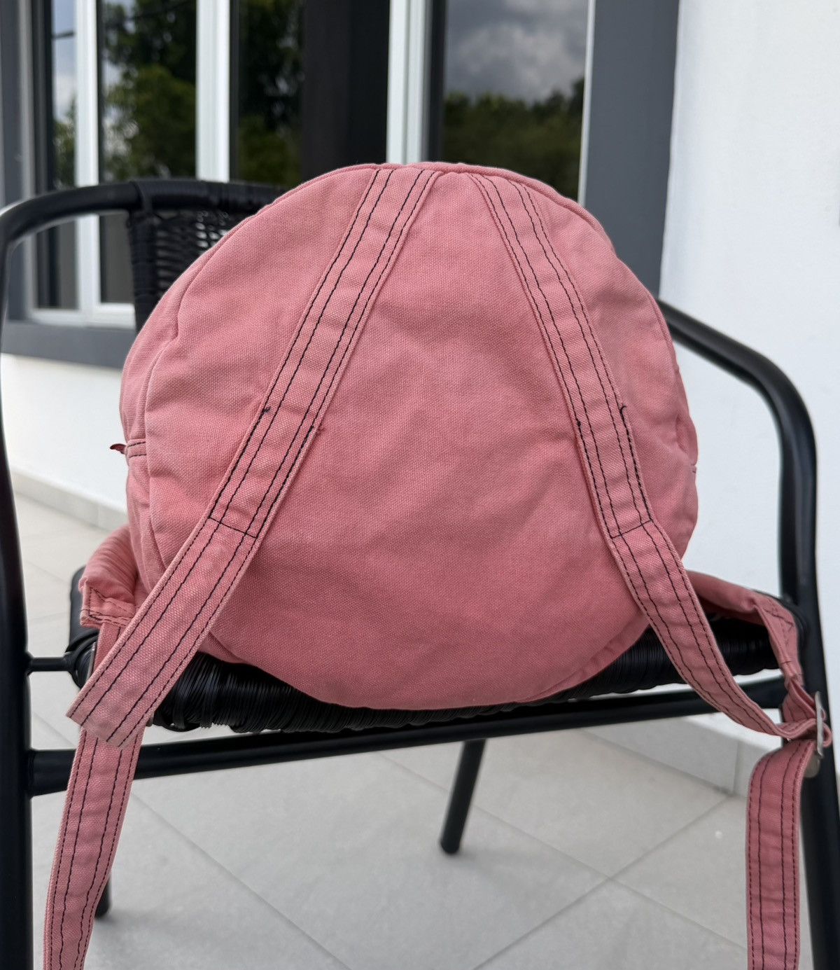 Hysteric Glamour Hysteric Pink Canvas Drawstring Backpack Y2K Archive Bag Size ONE SIZE - 13 Thumbnail