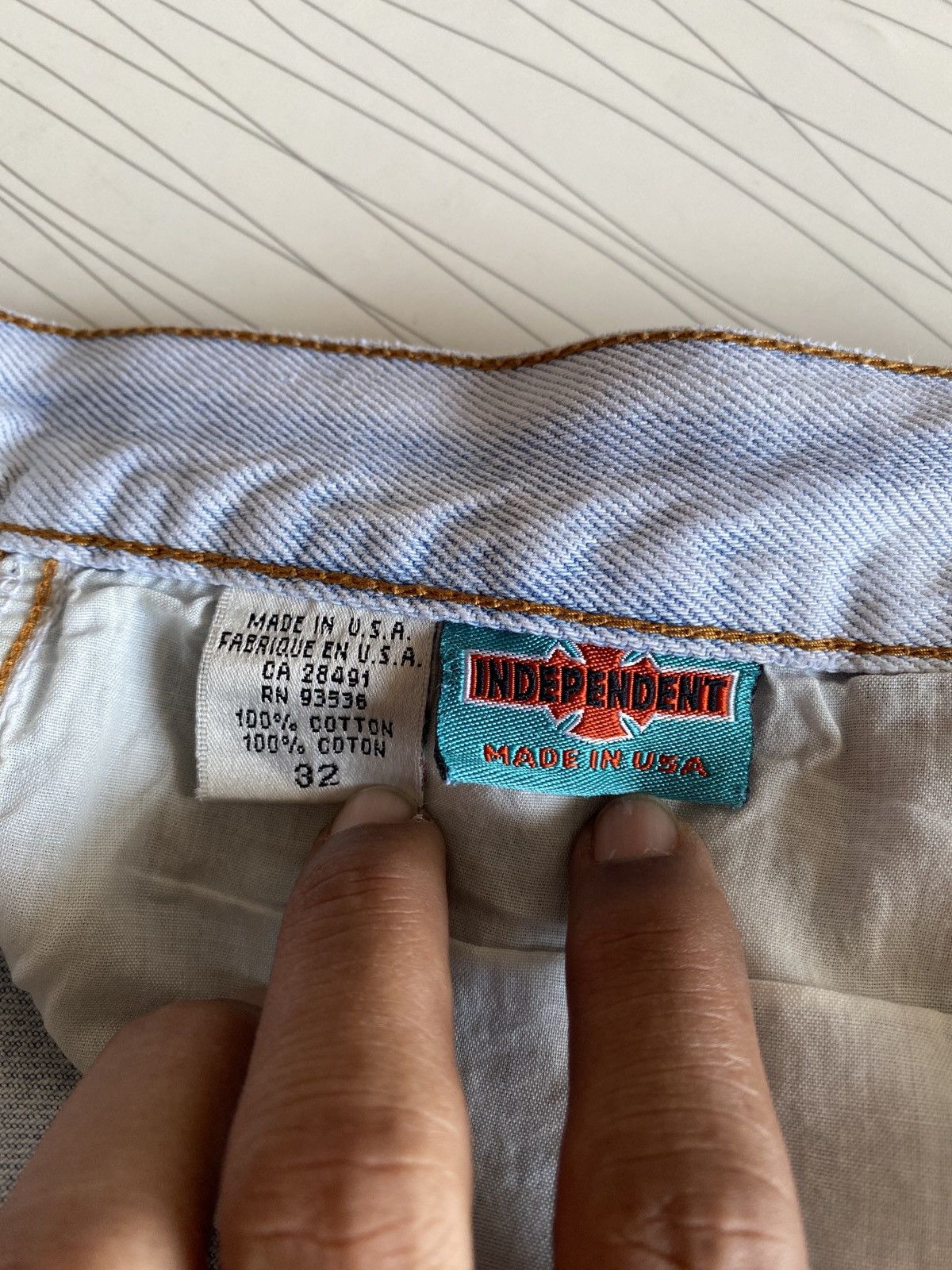 Independent Truck Co. 💥RARE💥 Vintage Baggy Jeans Independent Truck Company Size US 32 / EU 48 - 13 Thumbnail