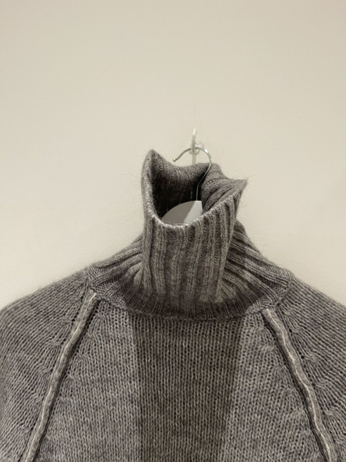 Neil Barrett Neil Barrett Fall 2003 Grey Alpaca Turtleneck Knitsweater Size US M / EU 48-50 / 2 - 15 Thumbnail
