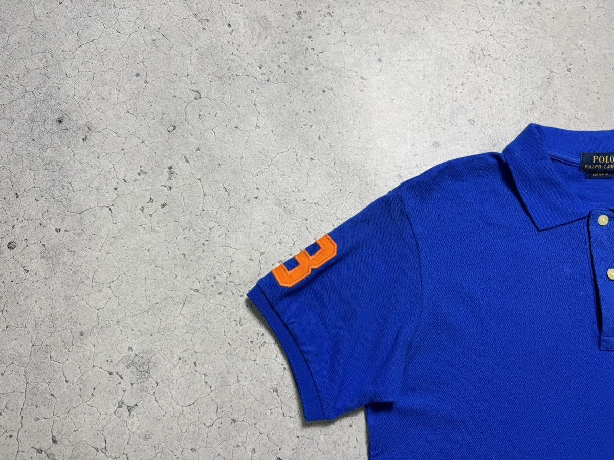 Polo Ralph Lauren Polo Ralph Lauren Blue Big Pony Vintage Polo Shirt Size US S / EU 44-46 / 1 - 2 Thumbnail