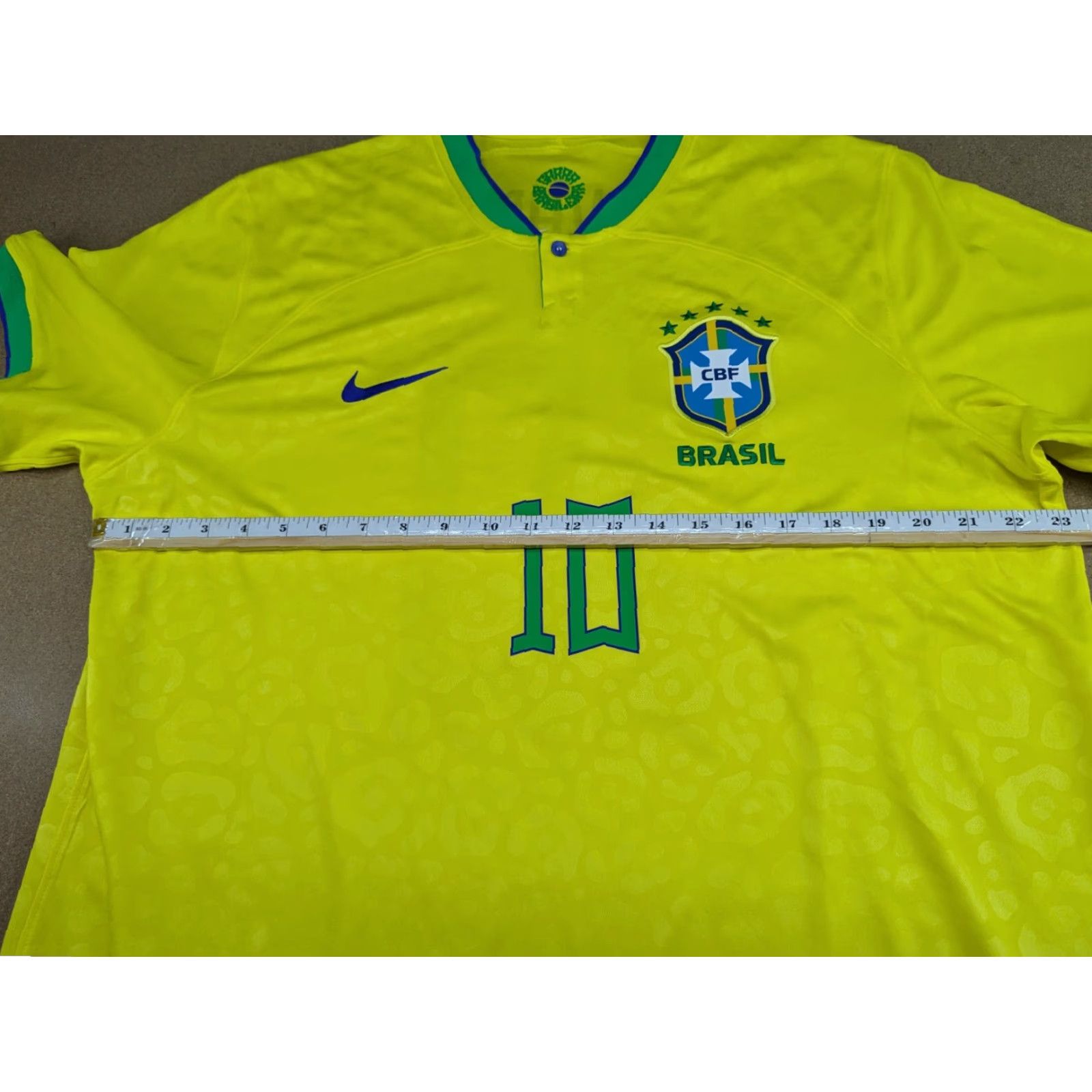Adidas Nike Brazil 2022-2023 Home Jersey XL Adult Football Yellow Shirt Sportswear Mens Size US XL / EU 56 / 4 - 7 Thumbnail