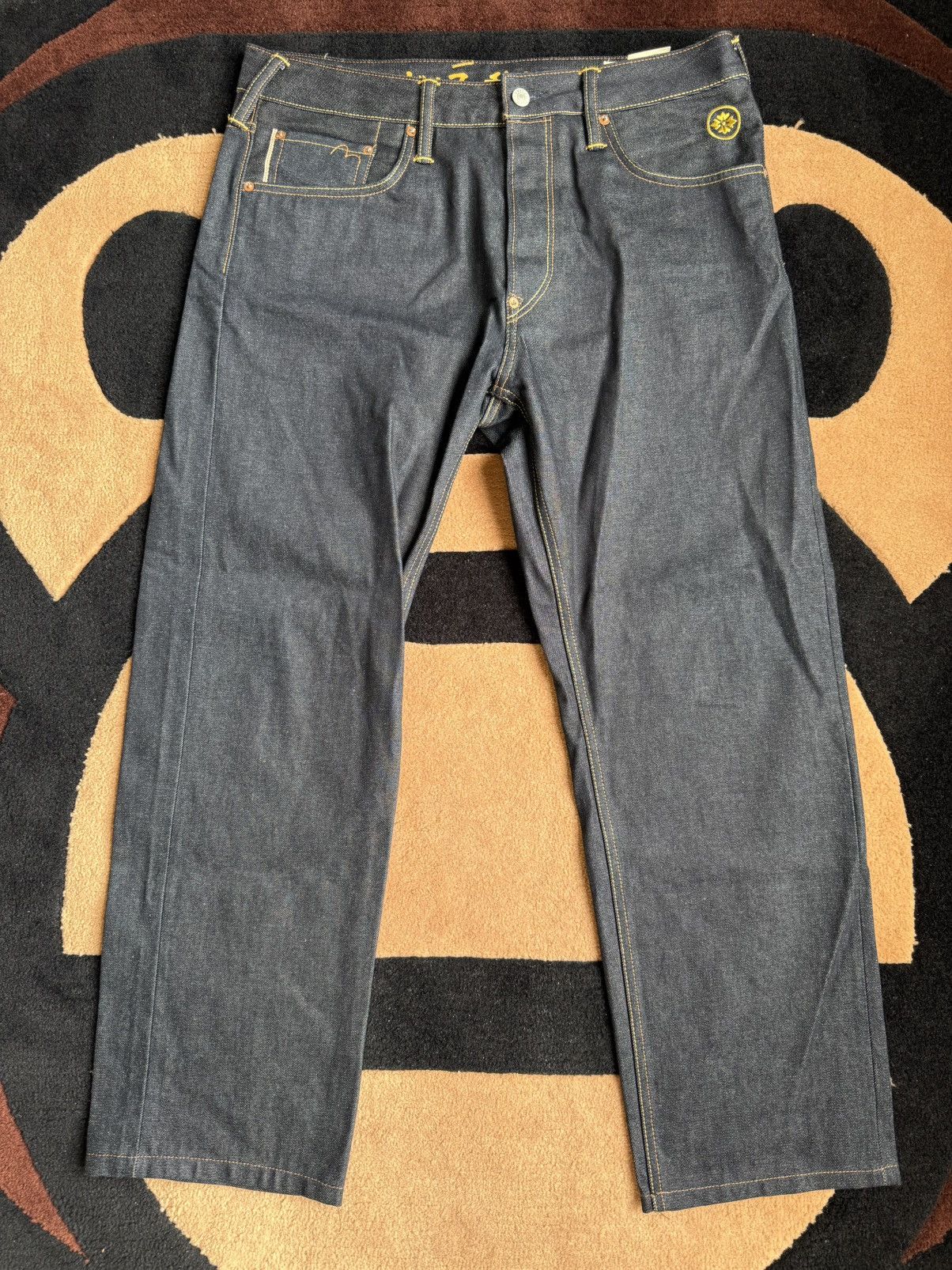 Evisu EVISU golden Phoenix embroidery daicock jeans size:34x34 Size US 34 / EU 50 - 2 Thumbnail