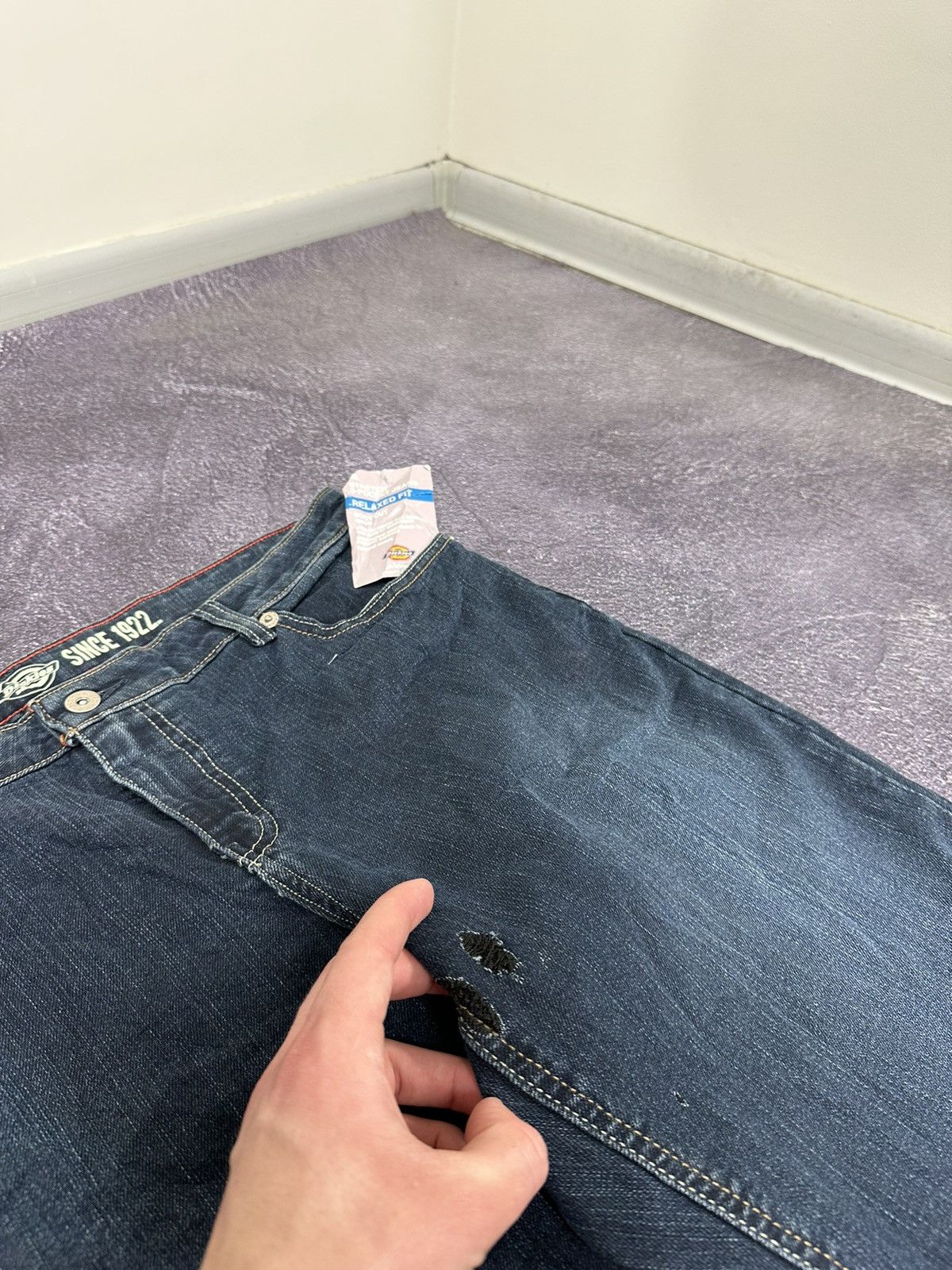 Dickies Vintage Dickies Flared Baggy USA Denim Opium Y2K Work Jeans Size 36" / US 14 / IT 50 - 14 Thumbnail