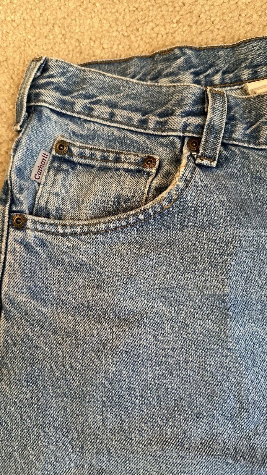 Carhartt carhartt denim jeans Size US 38 / EU 54 - 2 Thumbnail