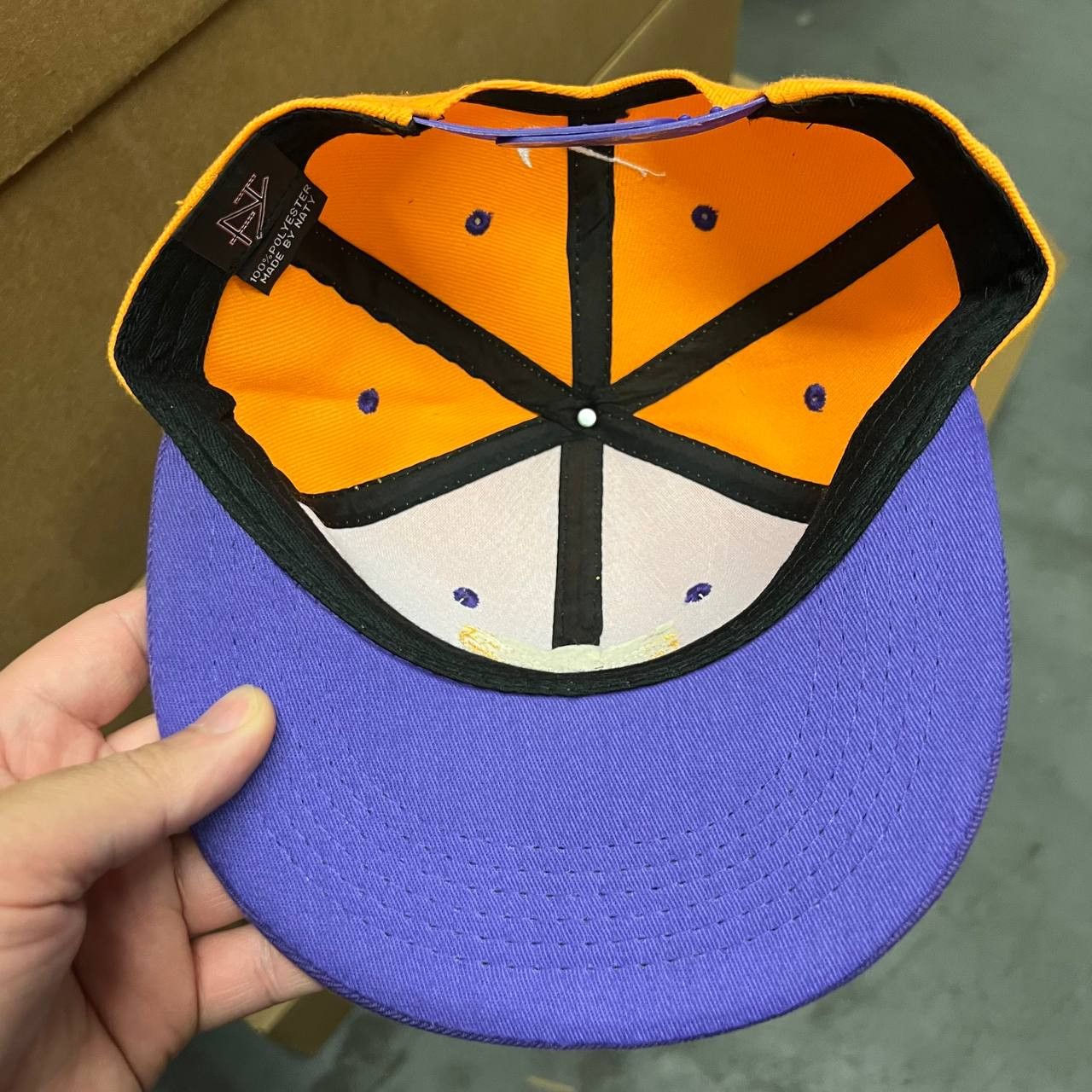 Other Kobe Bryant Logo Hat Men Yellow Purple Mamba Snap Back Cap Size ONE SIZE - 4 Thumbnail
