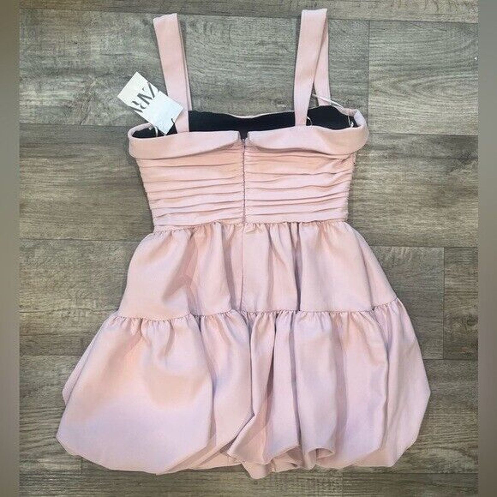 Zara ZARA BLOGGER FAVE!!! Ruched Mini Dress NWT Size L / US 10 / IT 46 - 25 Thumbnail