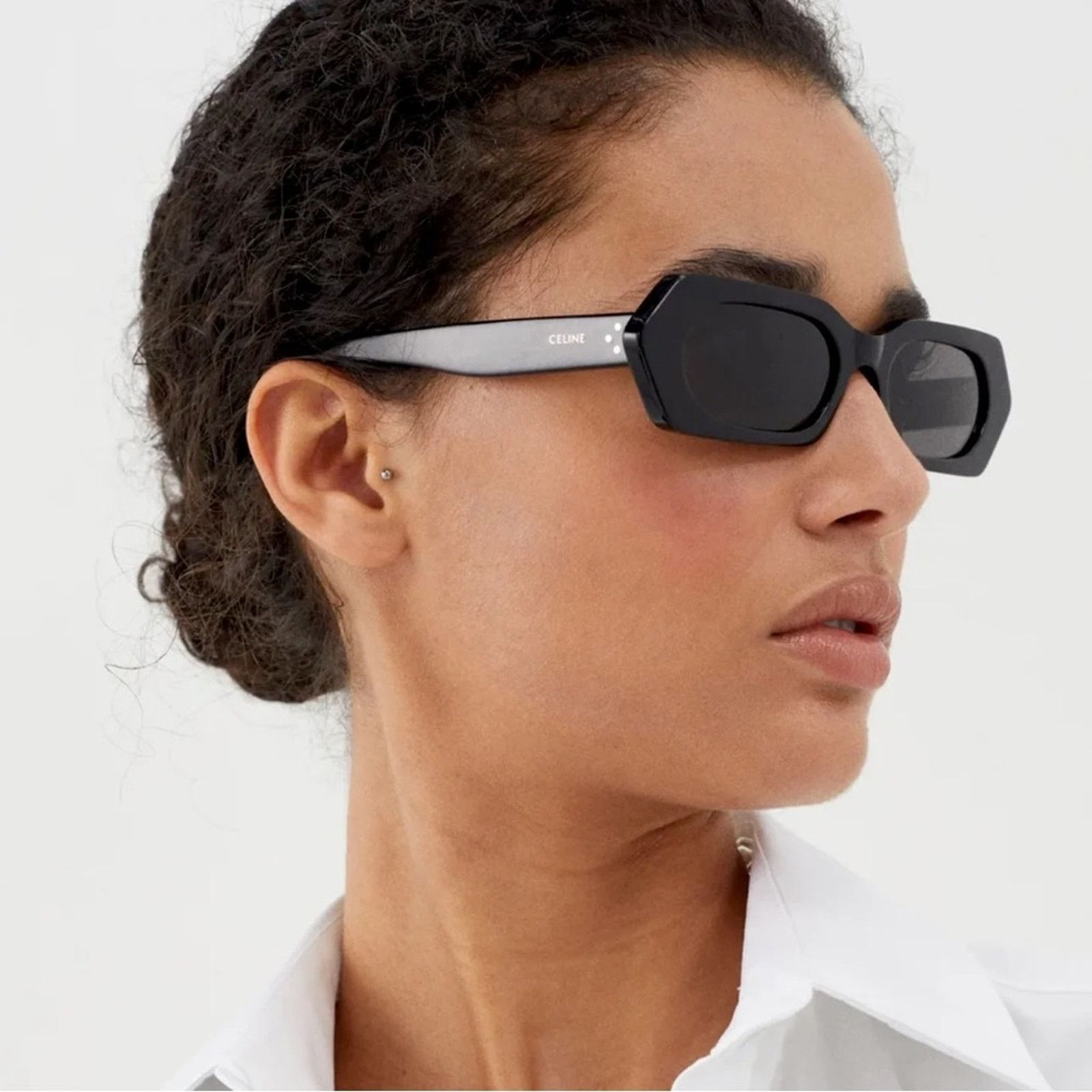 Celine CELINE Sunglasses CL40243I 5101A Black Dark Grey Women NEW Size ONE SIZE - 12 Thumbnail