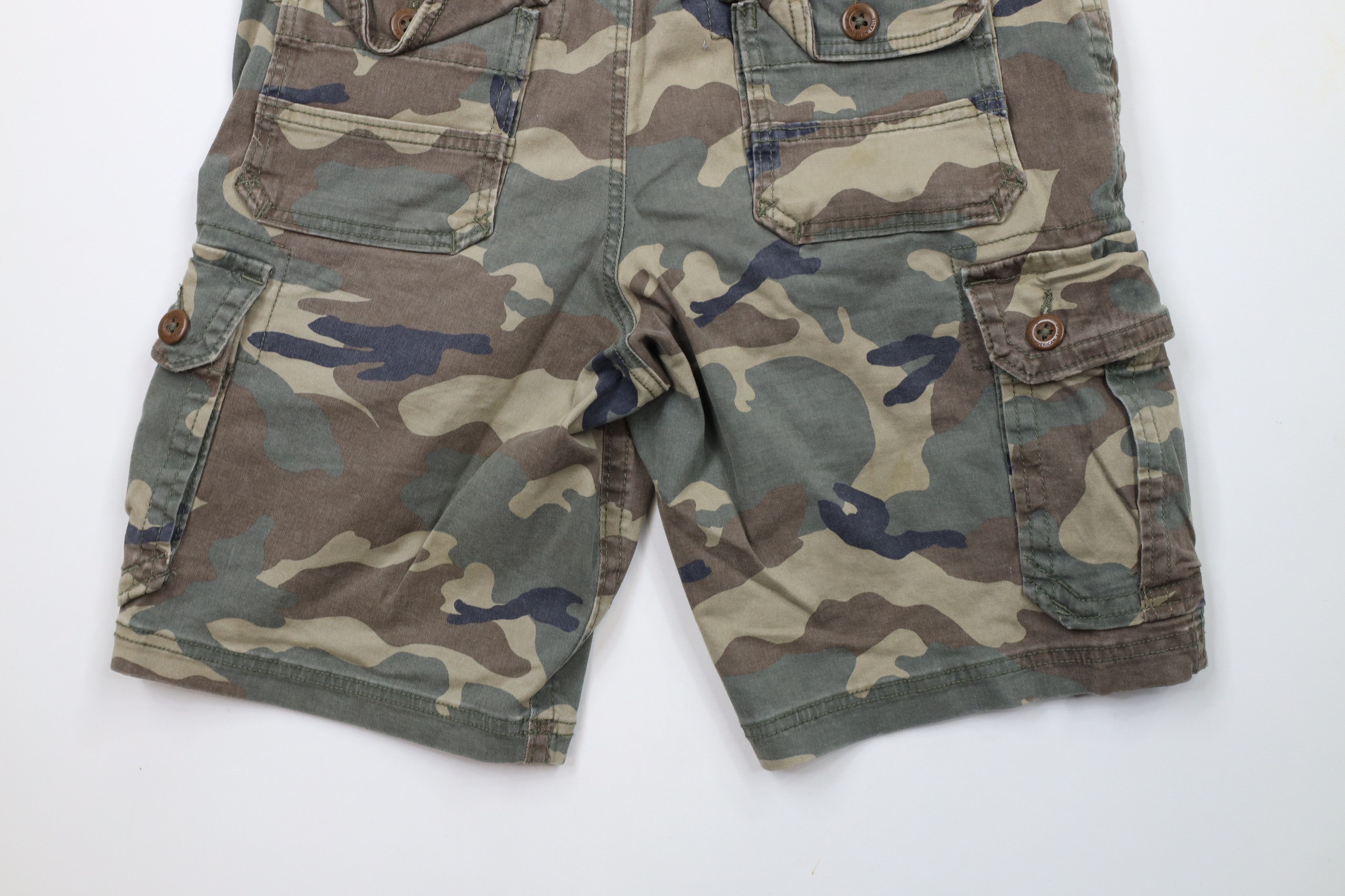 American Eagle Outfitters × Vintage Vintage American Eagle Outfitters Camouflage Cargo Shorts Size US 30 / EU 46 - 11 Thumbnail