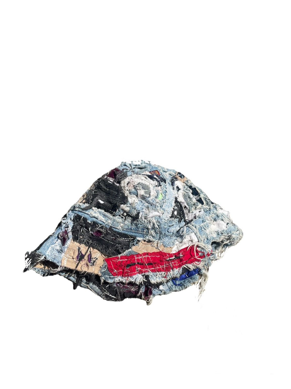 Other Boro denim patchwork bucket hat Size ONE SIZE - 7 Thumbnail
