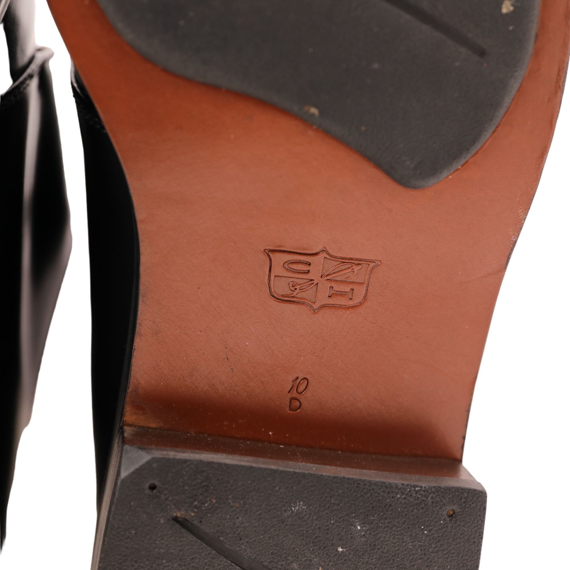 Cole Haan Cole Haan Mens 10D Black Leather Monk Strap Loafers Buckle Size US 10 / EU 43 - 12 Thumbnail