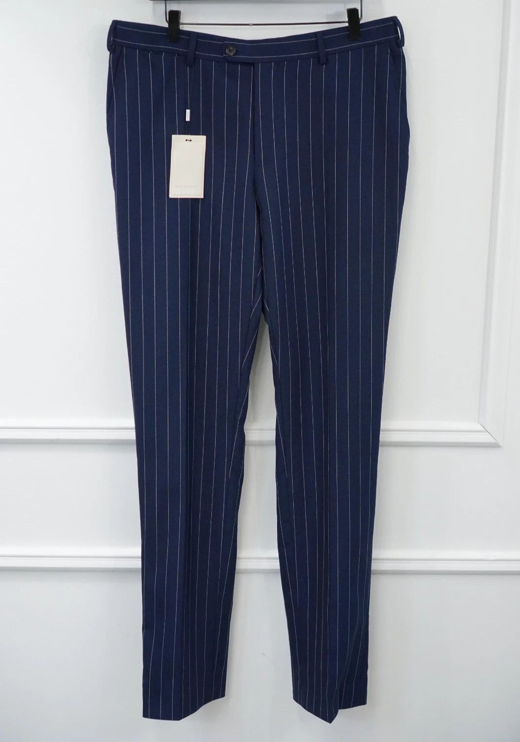 Suitsupply Men Suitsupply Pants Navy Blue Wool Soho Size 102 UK/US42L Size 42L - 1 Thumbnail