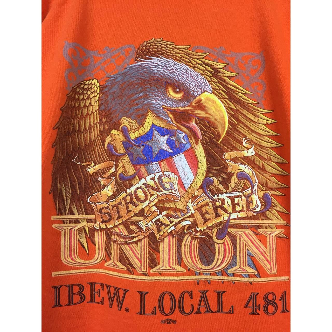 Other IBEW Local 481 Indianapolis Labor Union Strong & Free Tee Size US XL / EU 56 / 4 - 3 Thumbnail