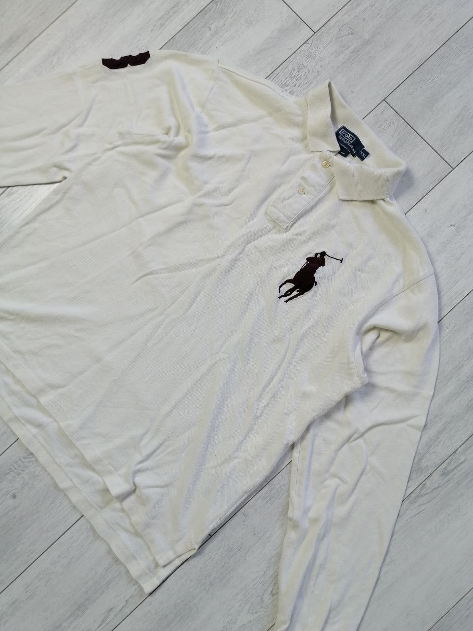 Polo Ralph Lauren Polo Ralph Lauren Rugby Shirt Big Pony #3 Long Sleeve Y2k Size US XXL / EU 58 / 5 - 3 Thumbnail