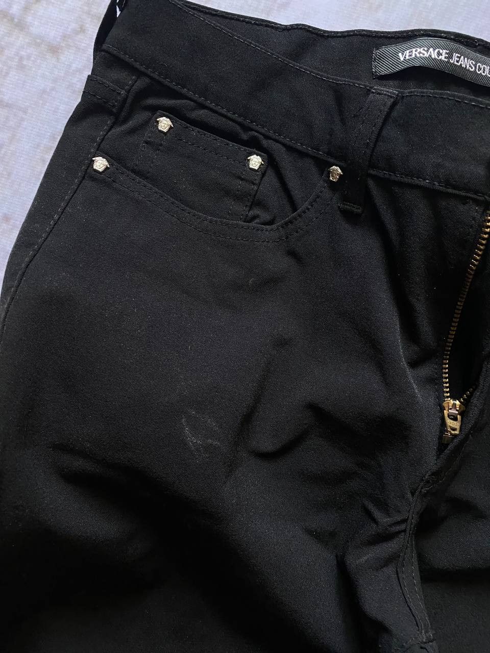 Versace Jeans Couture × Vintage Versace Bootcut Casual Denim Pants Trousers Vintage Size 30" / US 8 / IT 44 - 4 Thumbnail