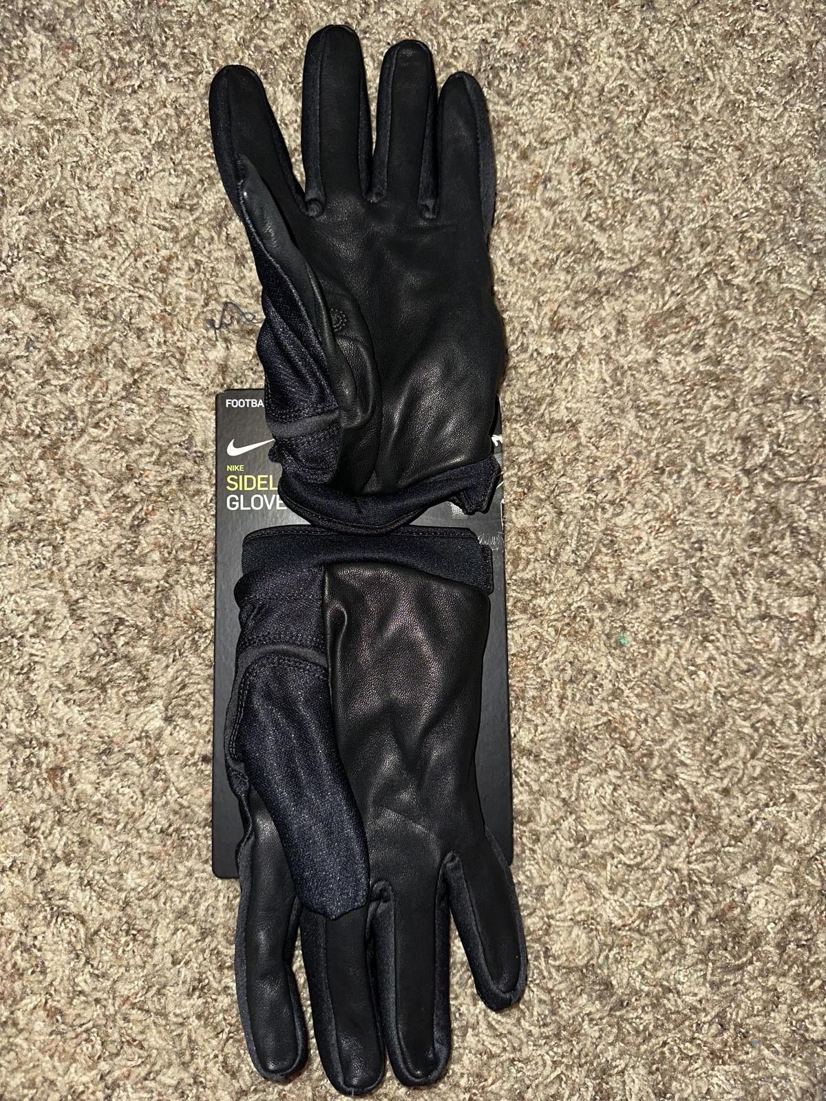 Nike Nike Sideline Football Black/White Glove Size ONE SIZE - 6 Thumbnail