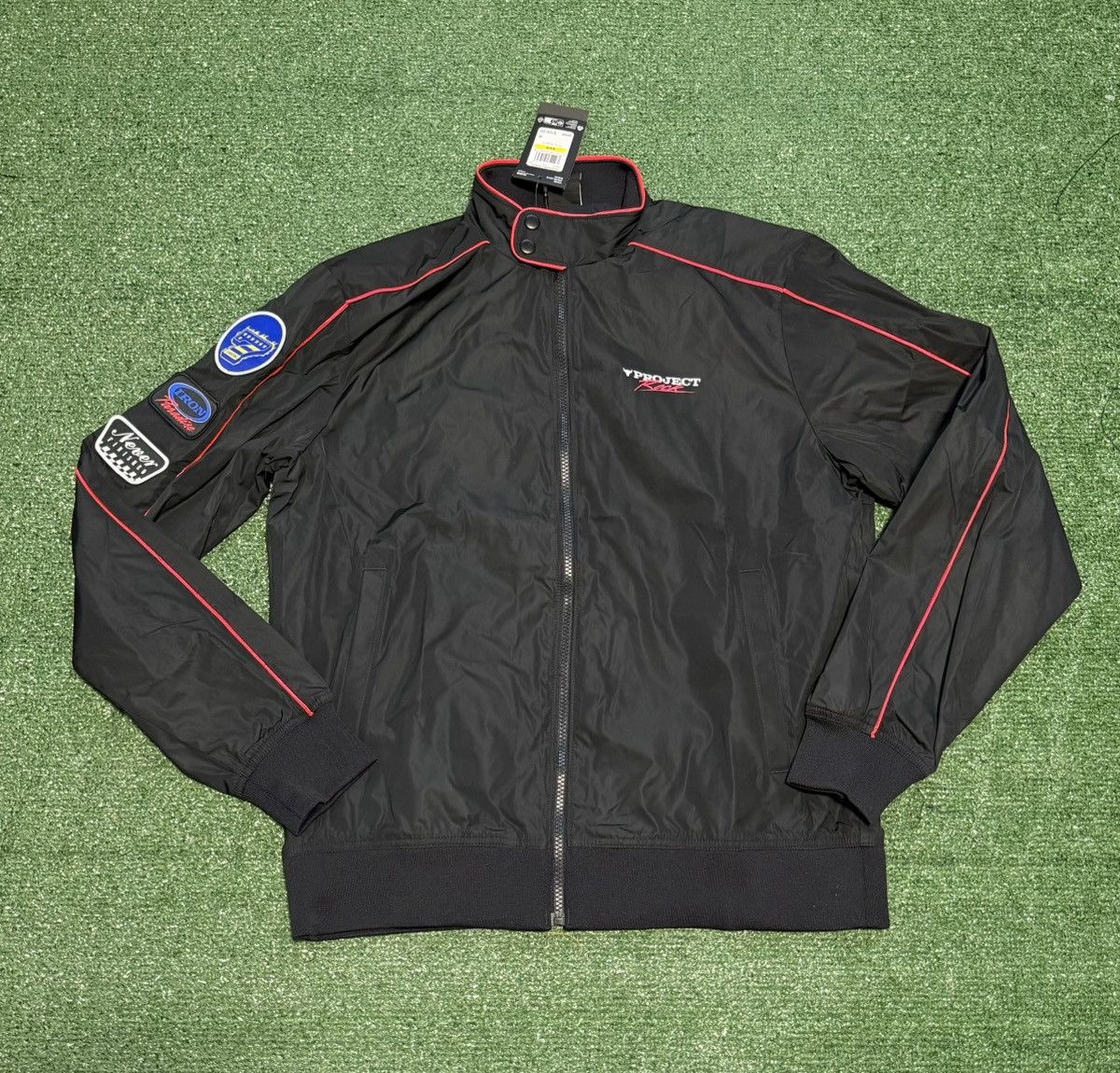 Under Armour UA Project Rock Warmup Jacket Mens Size L Black Drivers Seat Size US M / EU 48-50 / 2 - 1 Thumbnail